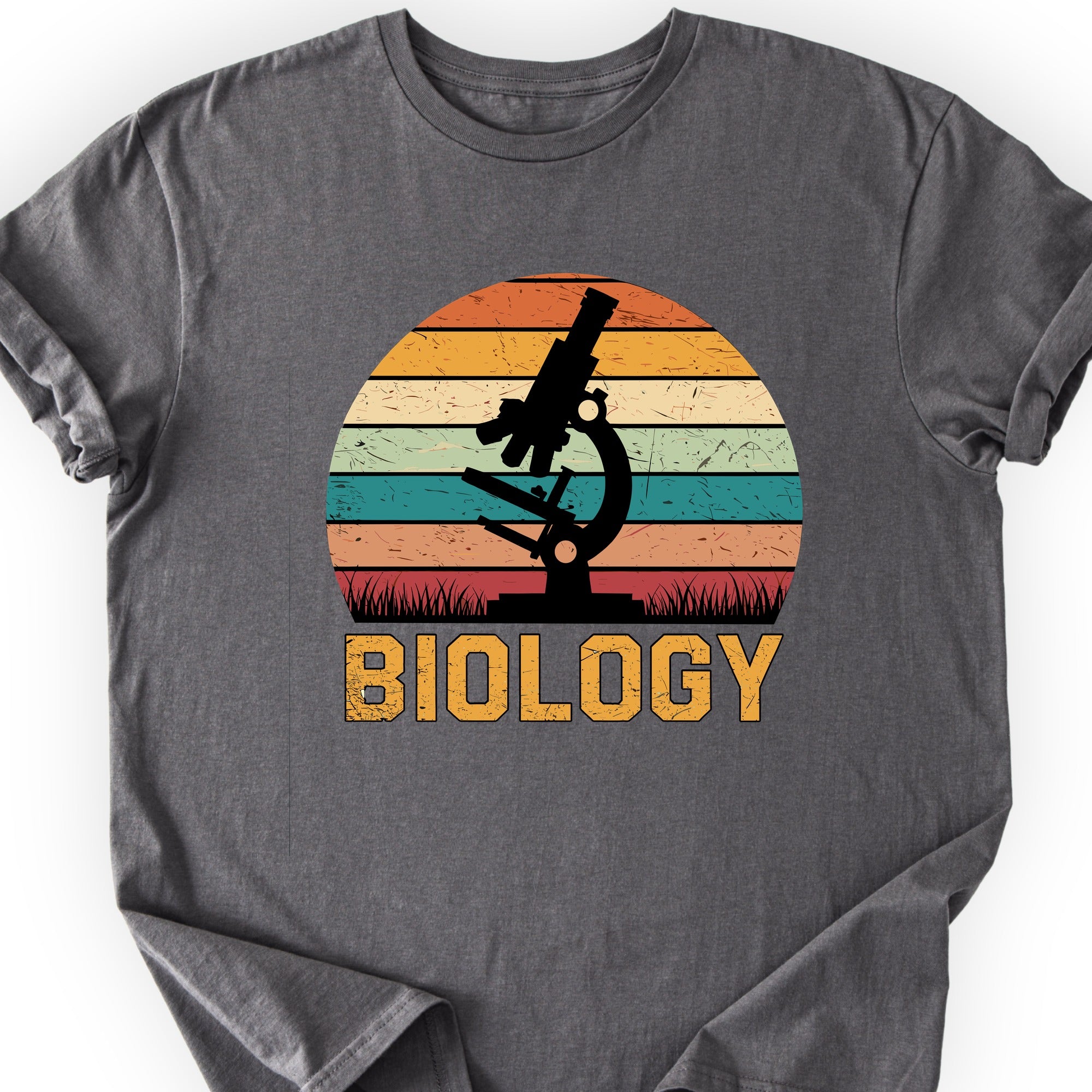 Microscope Sunset T-shirt Charcoal