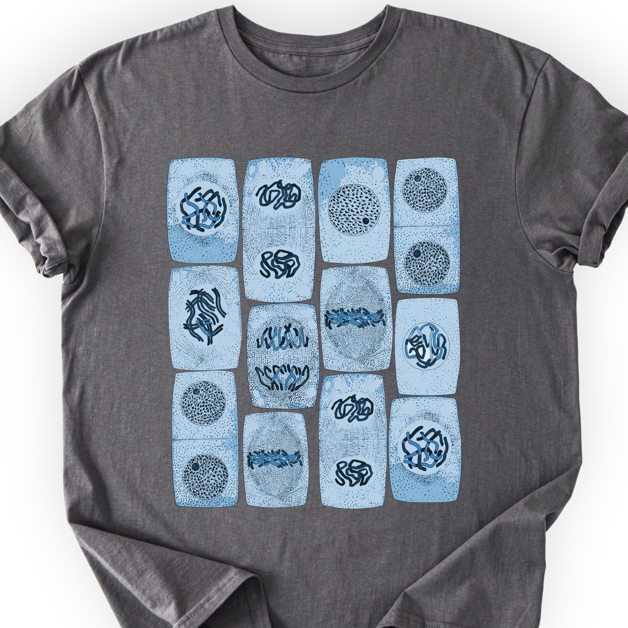 Mitosis pattern T-shirt Charcoal