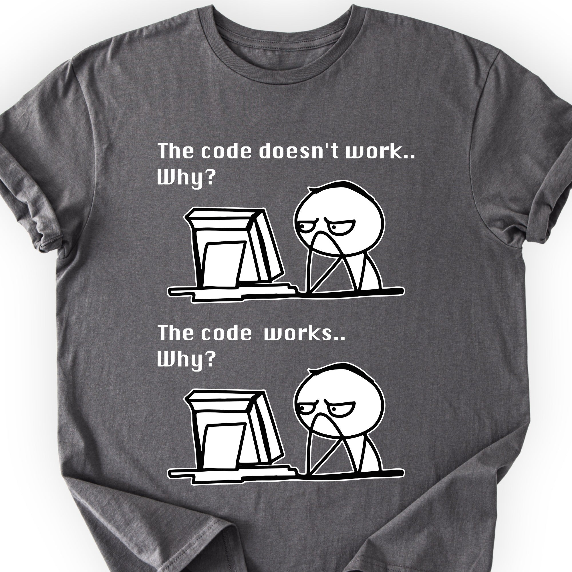 The Code Works T-shirt Charcoal
