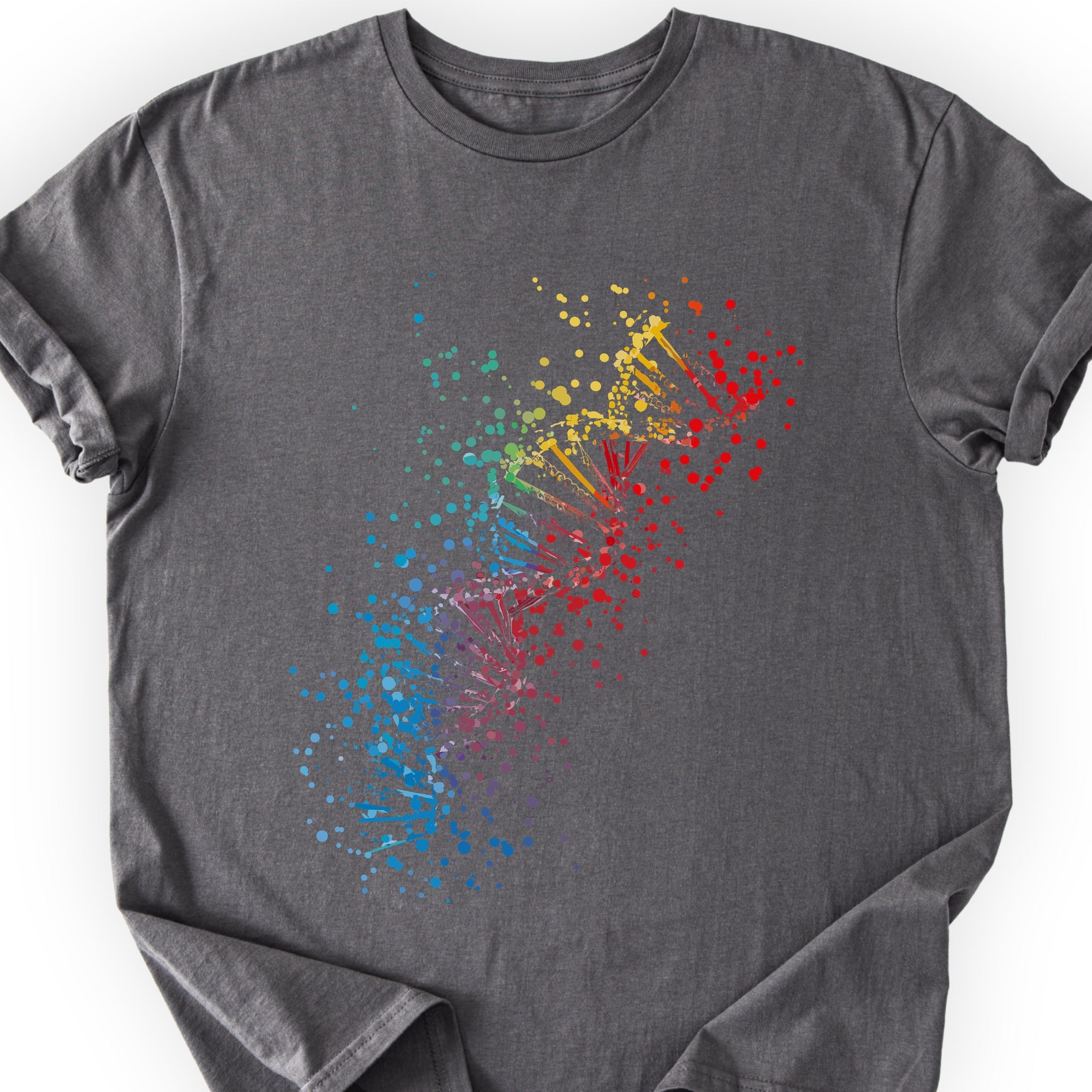 Rainbow DNA T-Shirt Charcoal