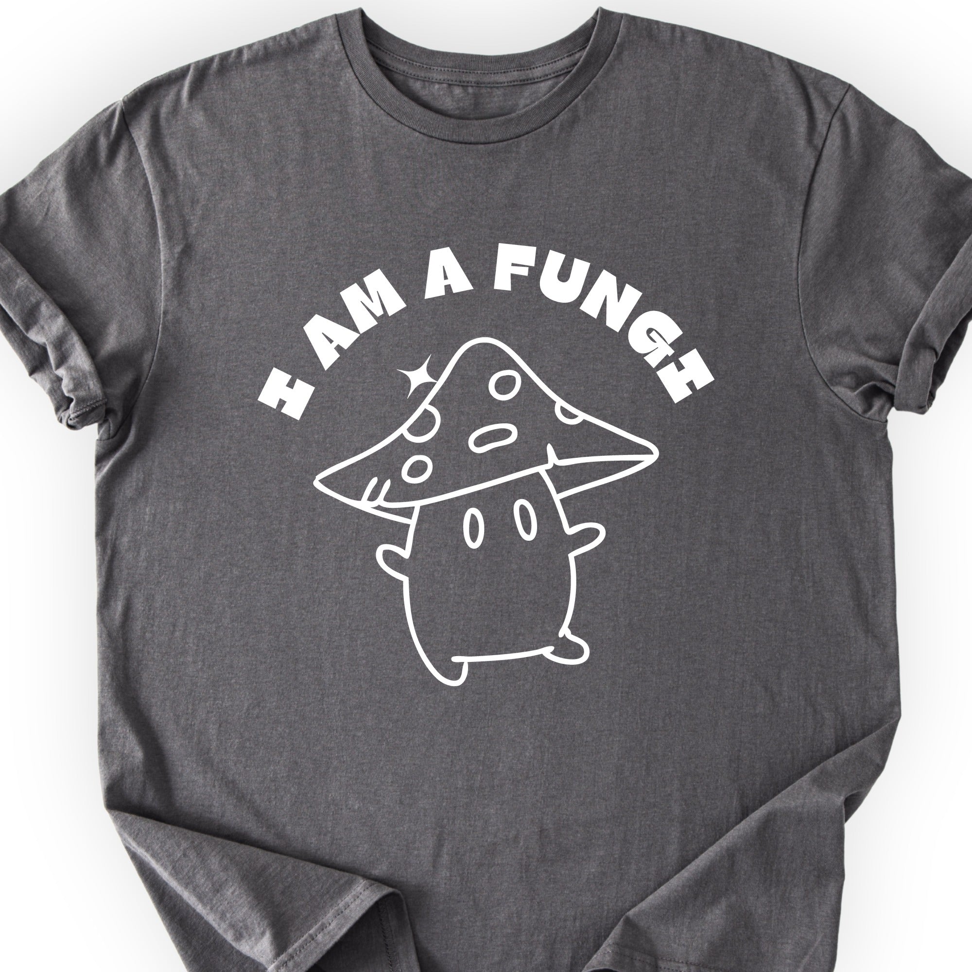 I'm a fungi T-shirt Charcoal