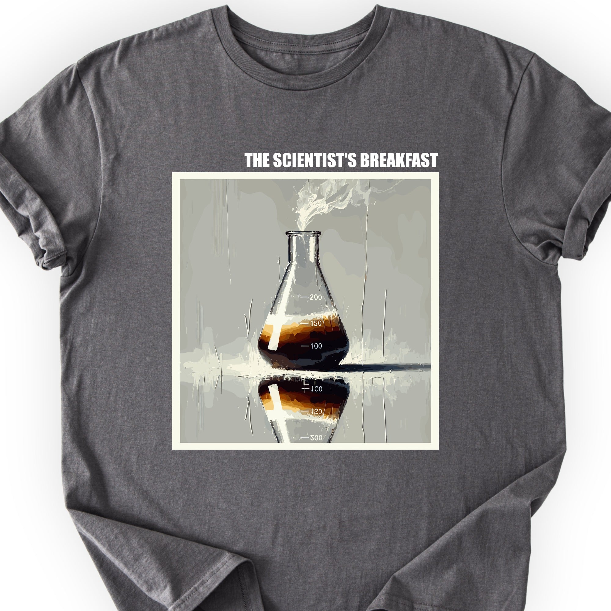 The Scientist's Breakfast T-shirt Charcoal