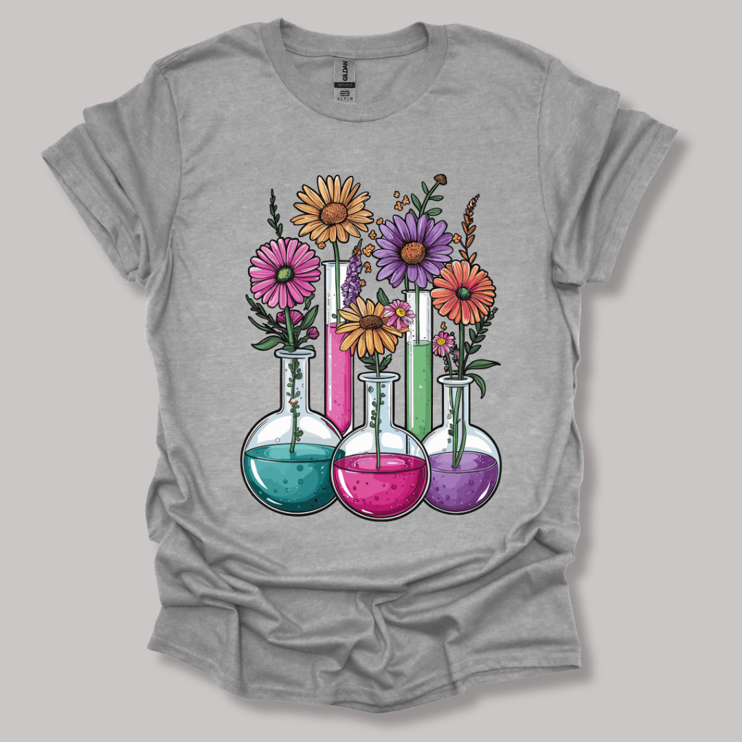 Chemistry Flask Garden T-shirt Sports Grey / S