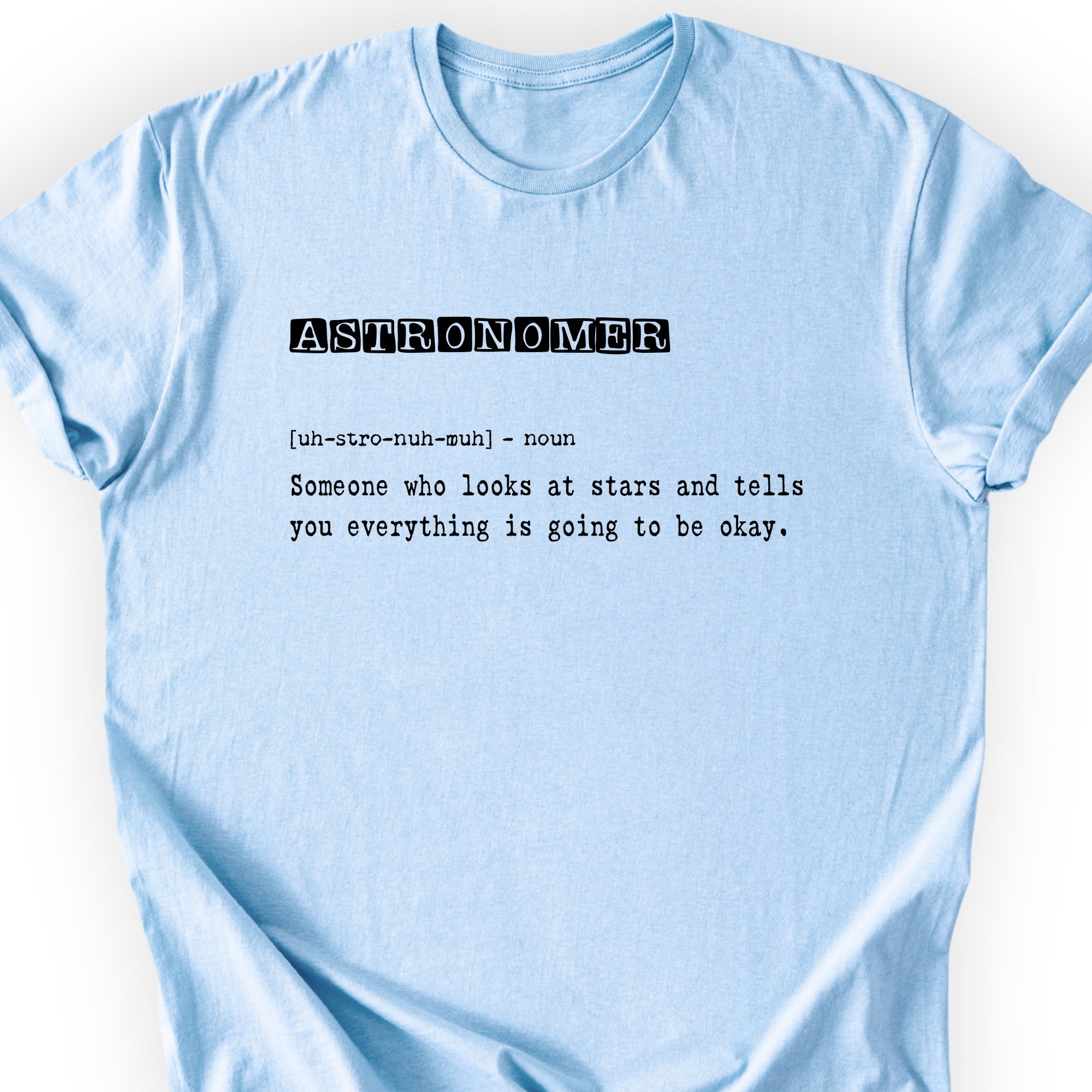 Astronomer Definition T-shirt Light Blue