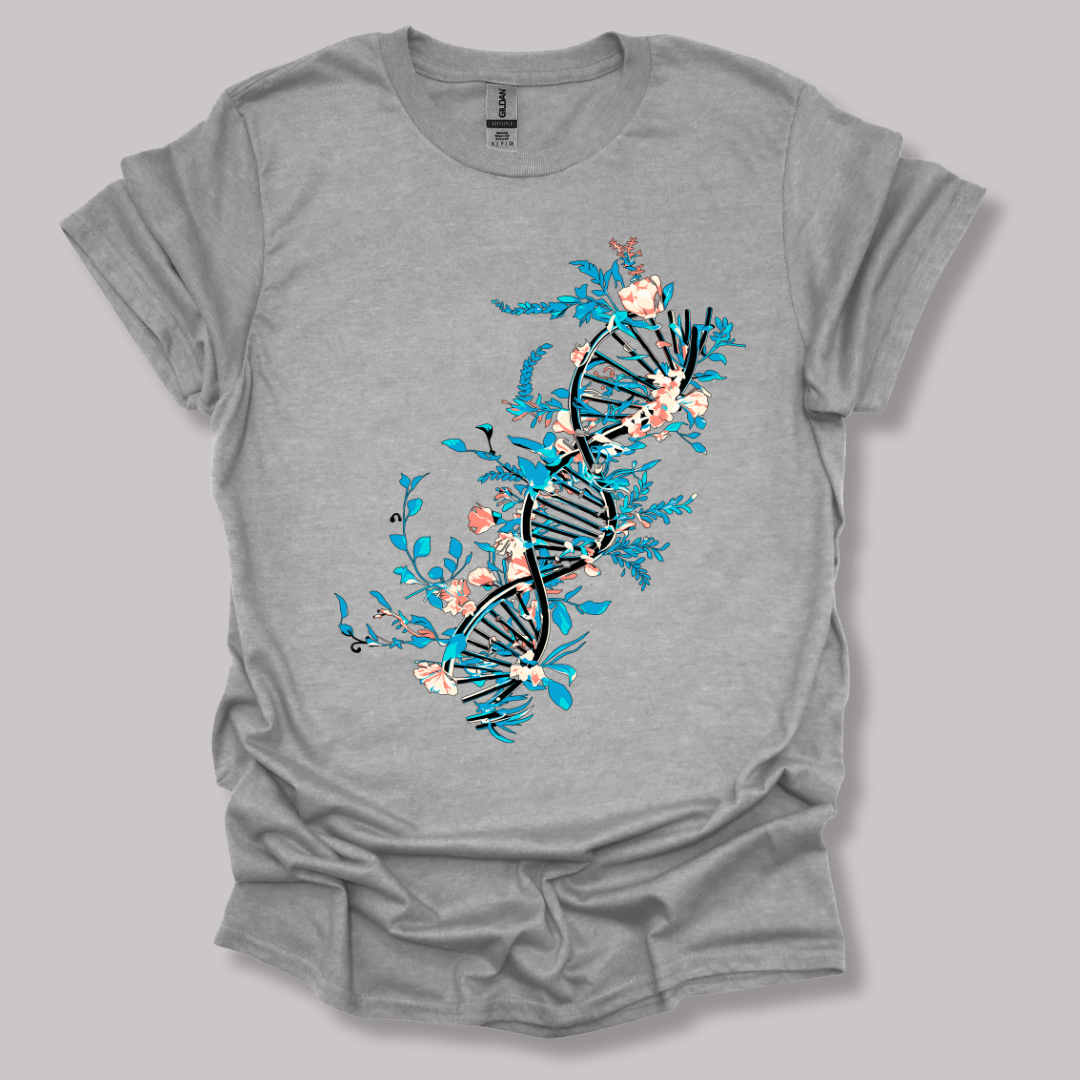 Floral DNA T-shirt Sports Grey / S