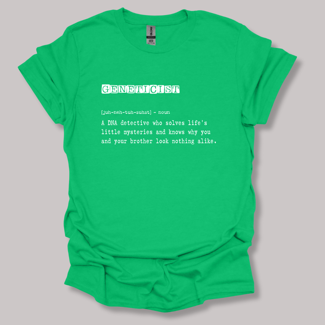 Geneticist Definition T-shirt Irish Green / S