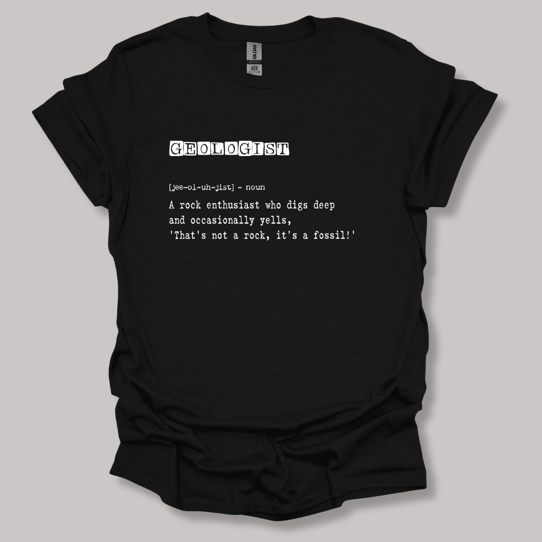 Geologist Definition T-shirt Black / S