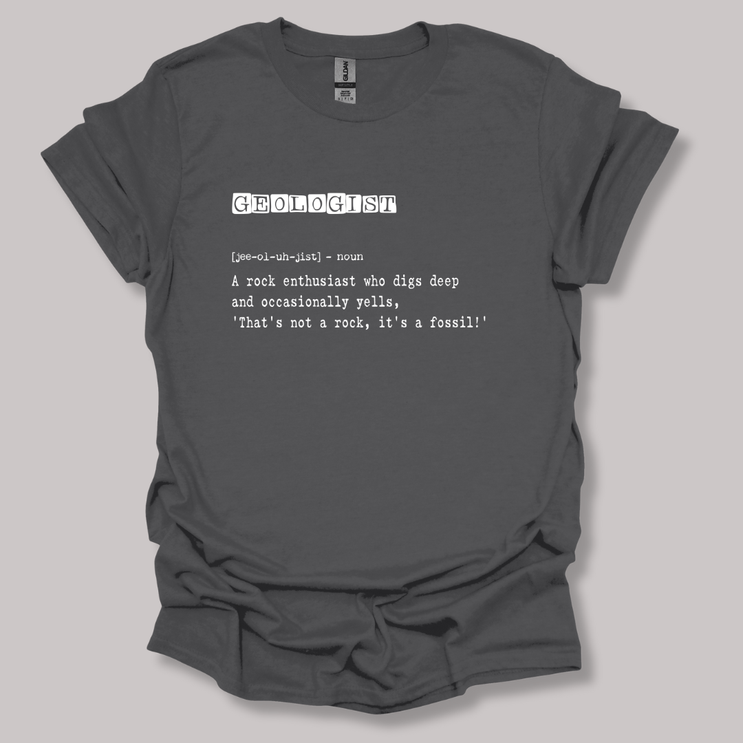 Geologist Definition T-shirt Charcoal / S