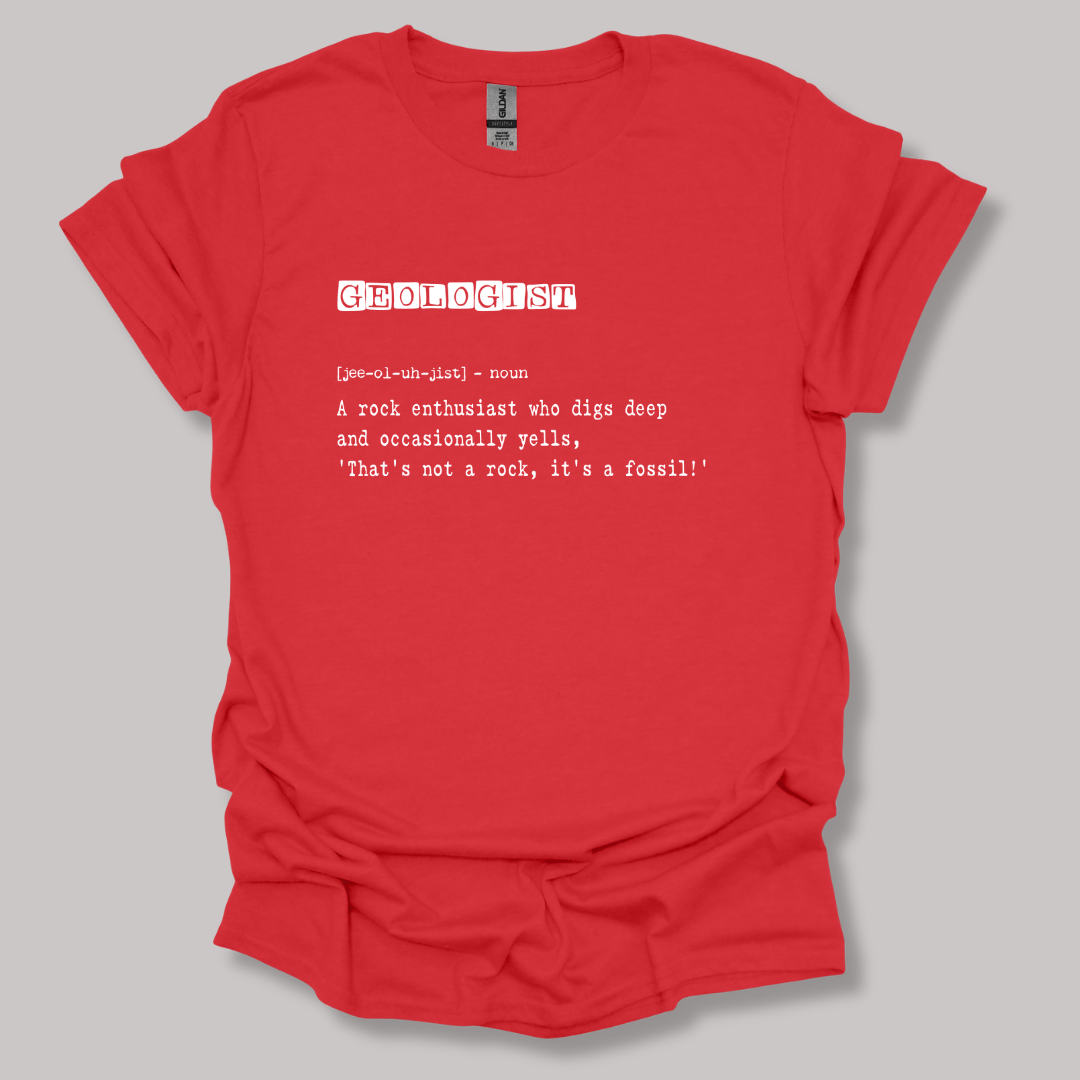 Geologist Definition T-shirt Red / S