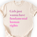 Girls Just Wanna Have Fundamental Human Rights T-shirt — Scientist Apparel