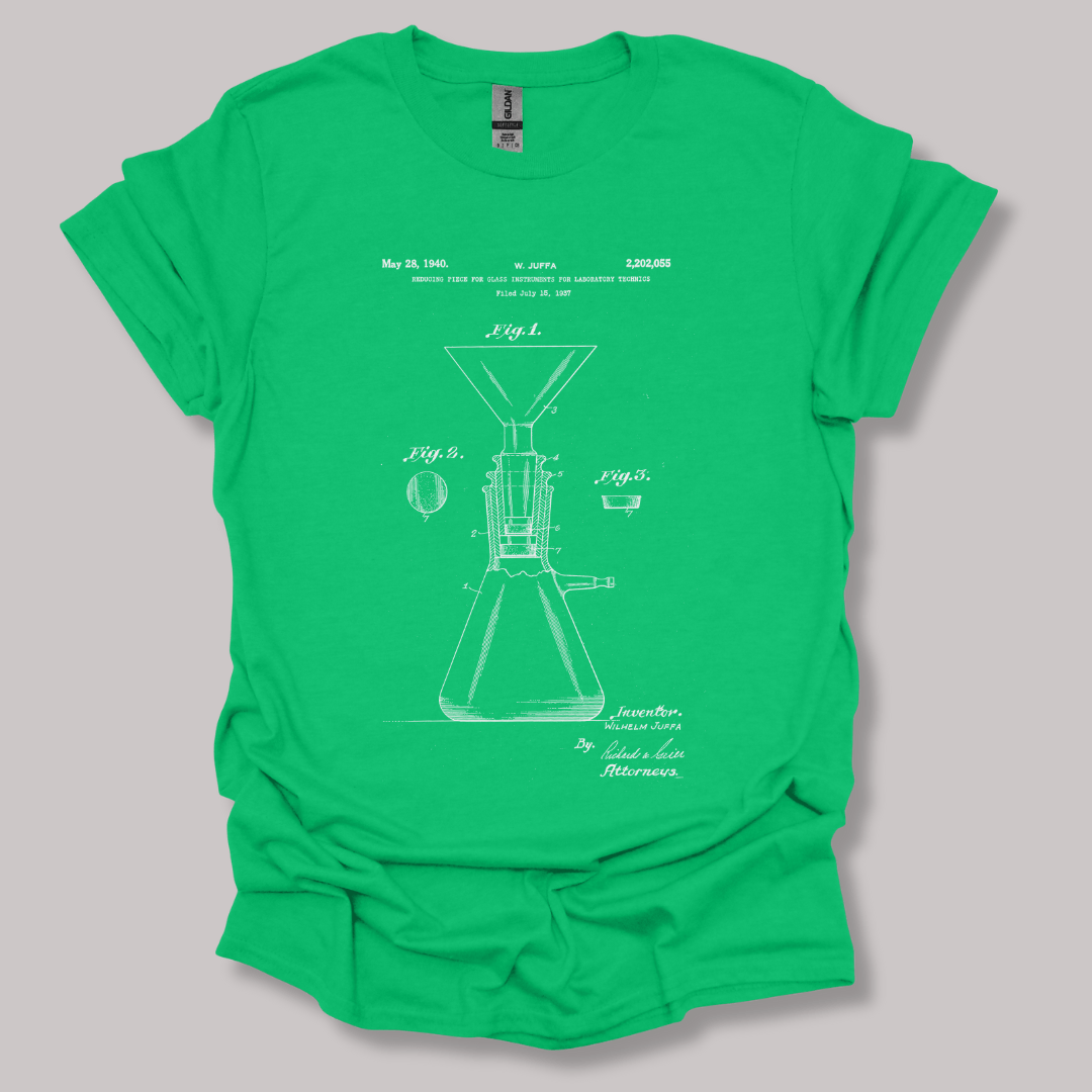 Glass Instrument Patent T-shirt Irish Green / S