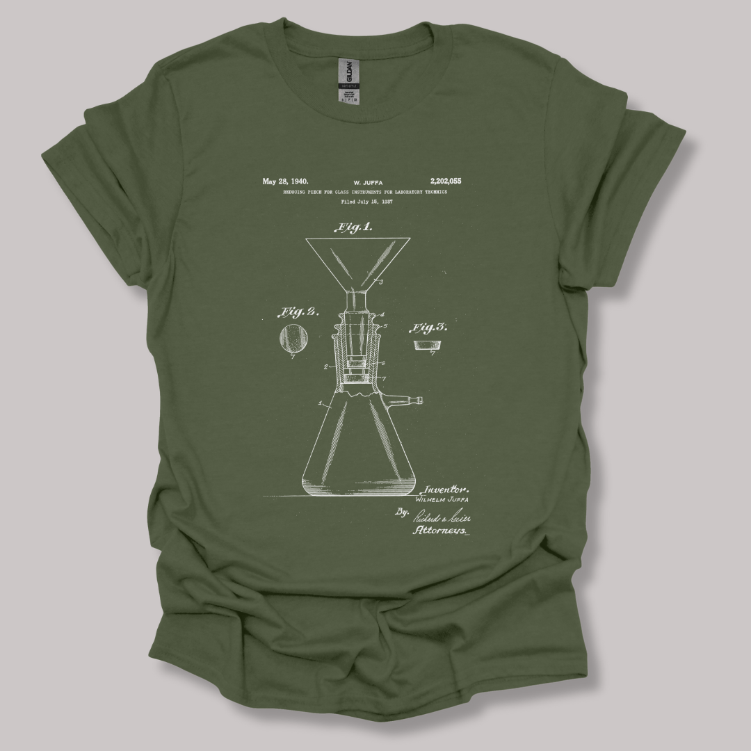 Glass Instrument Patent T-shirt Military Green / S
