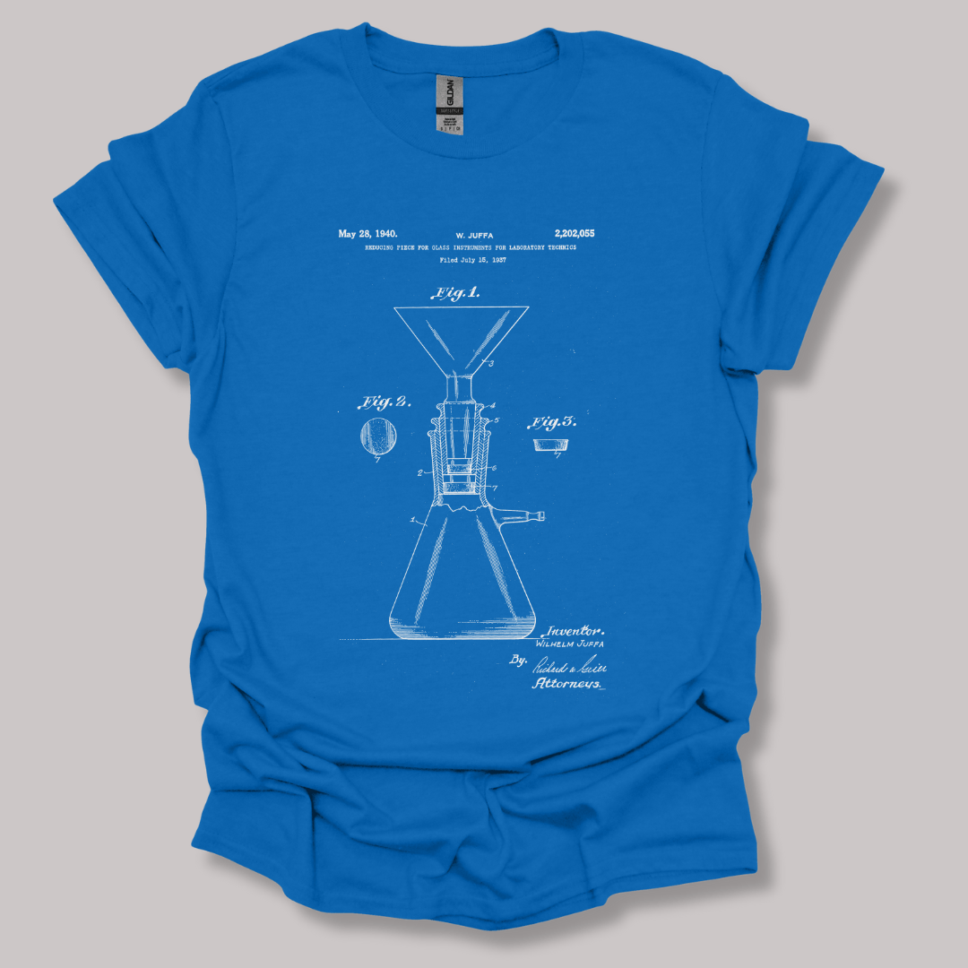 Glass Instrument Patent T-shirt Royal / S