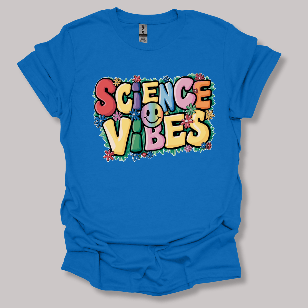 Happy Science Vibes T-shirt Royal / S