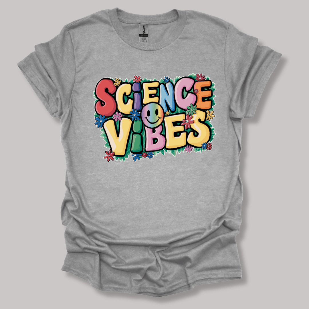 Happy Science Vibes T-shirt Sports Grey / S