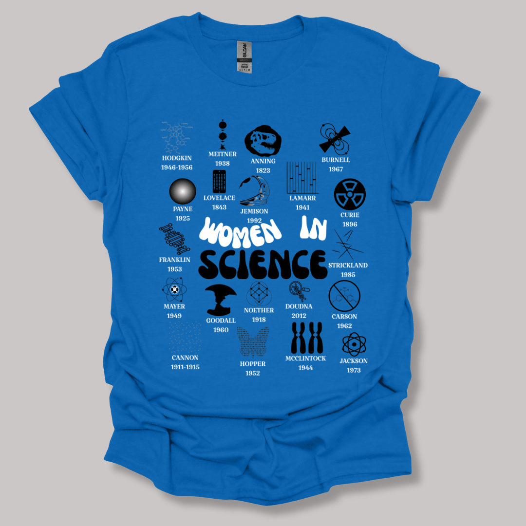 Historic Women Scientists T-Shirt Royal / S