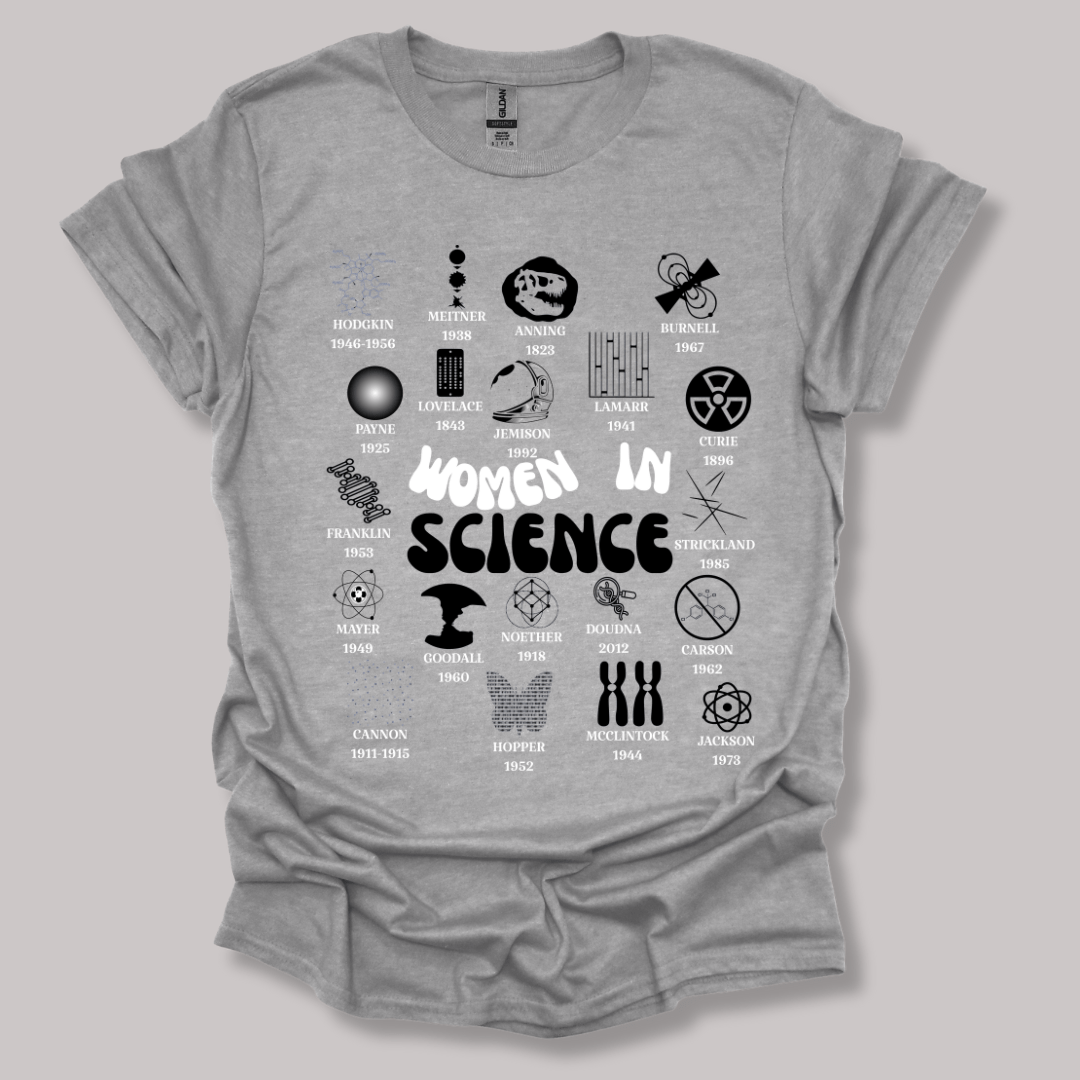Historic Women Scientists T-Shirt Sports Grey / S