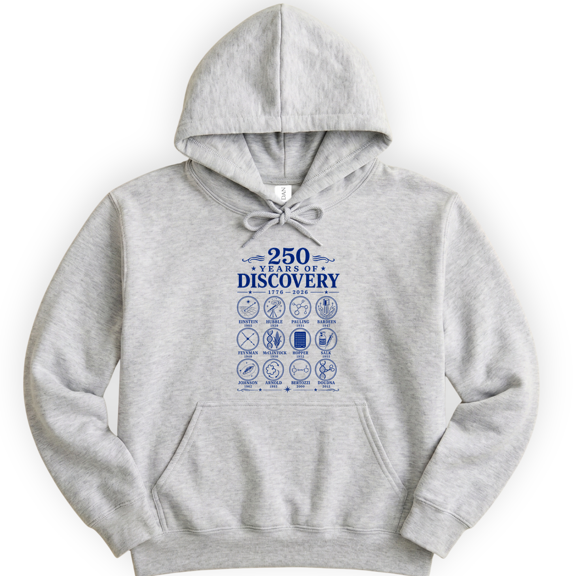 250 Years Of Discovery hoodie — Ash