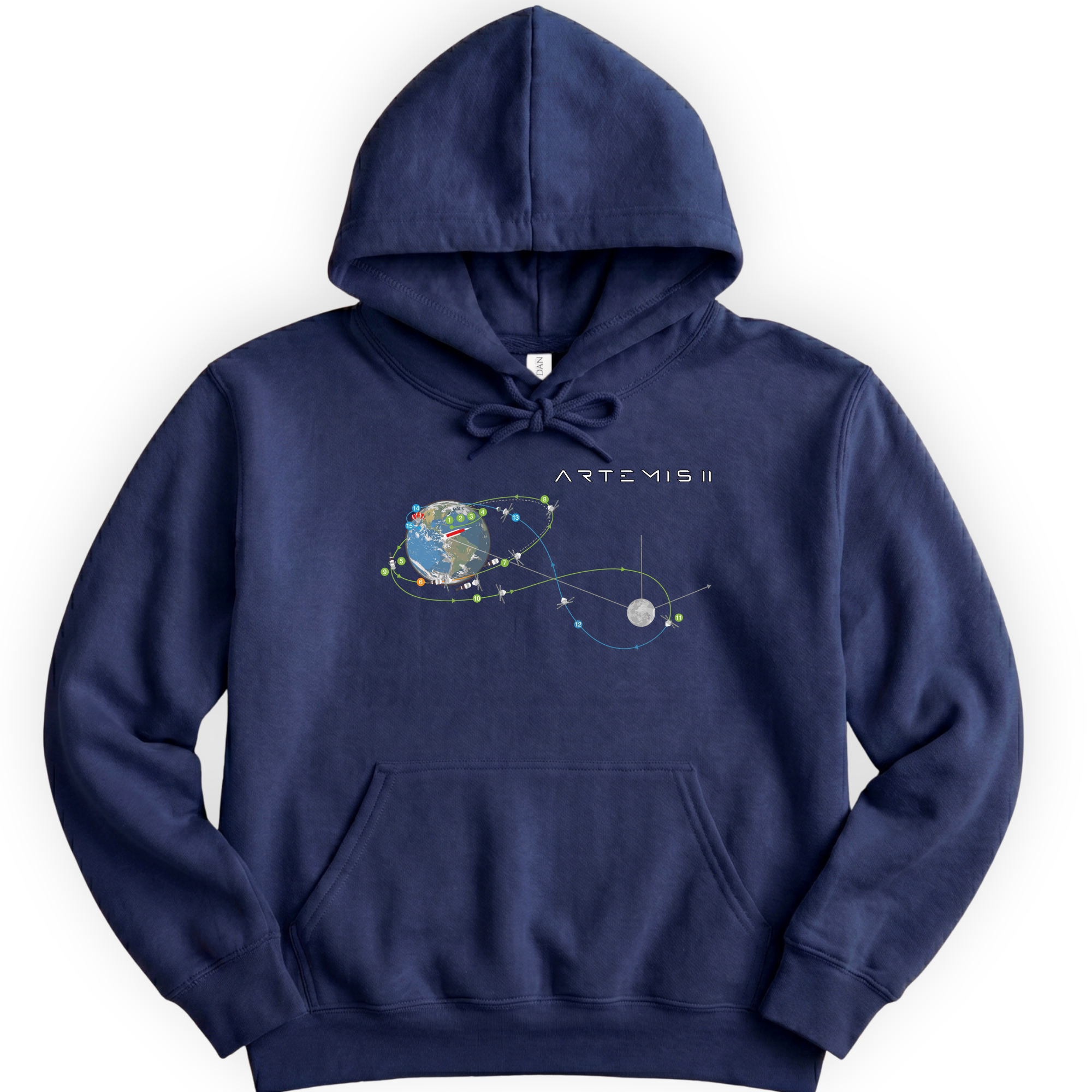 Artemis II Mission hoodie — Navy