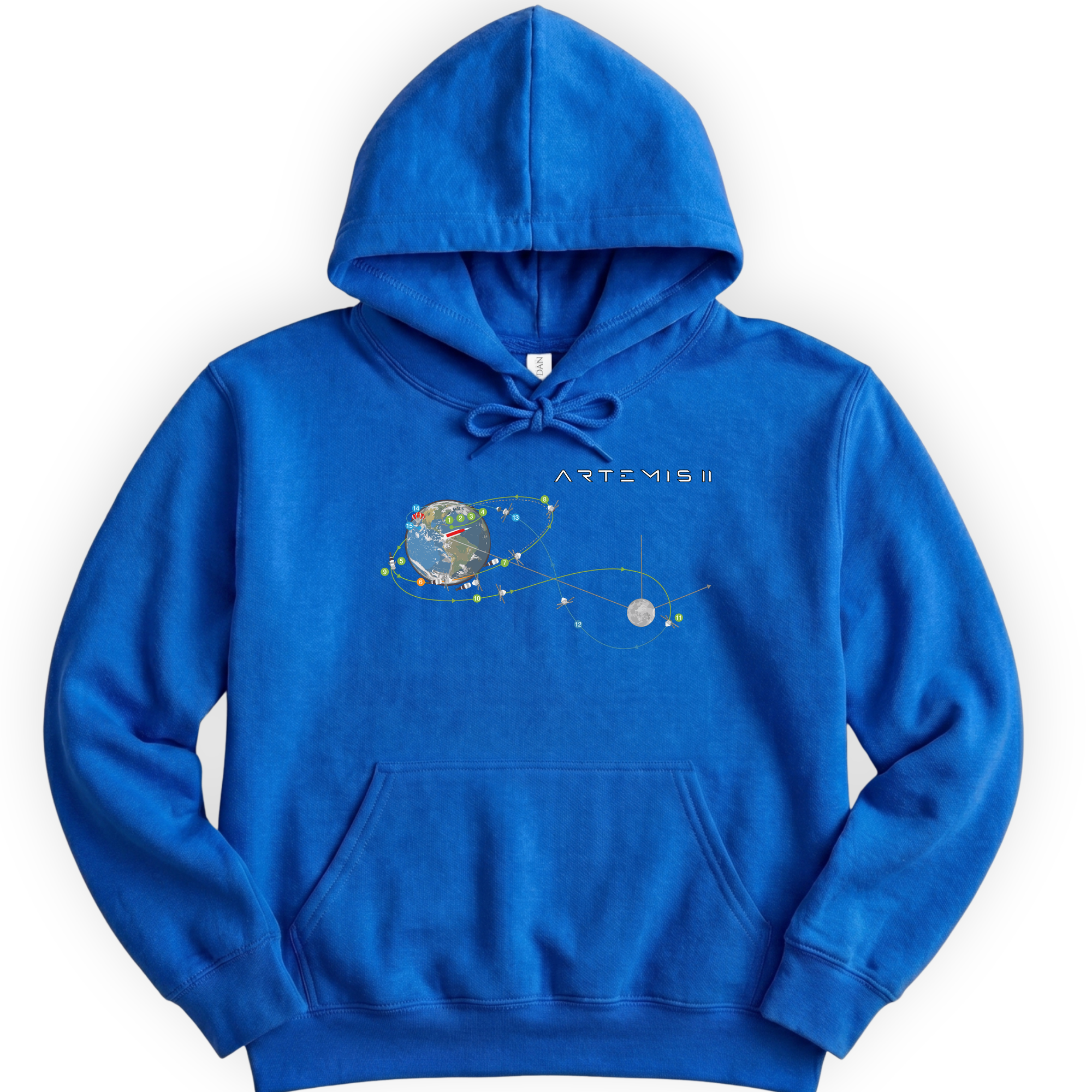 Artemis II Mission hoodie — Royal
