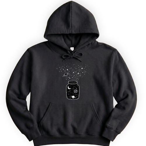 Astronomy Jar hoodie — Black