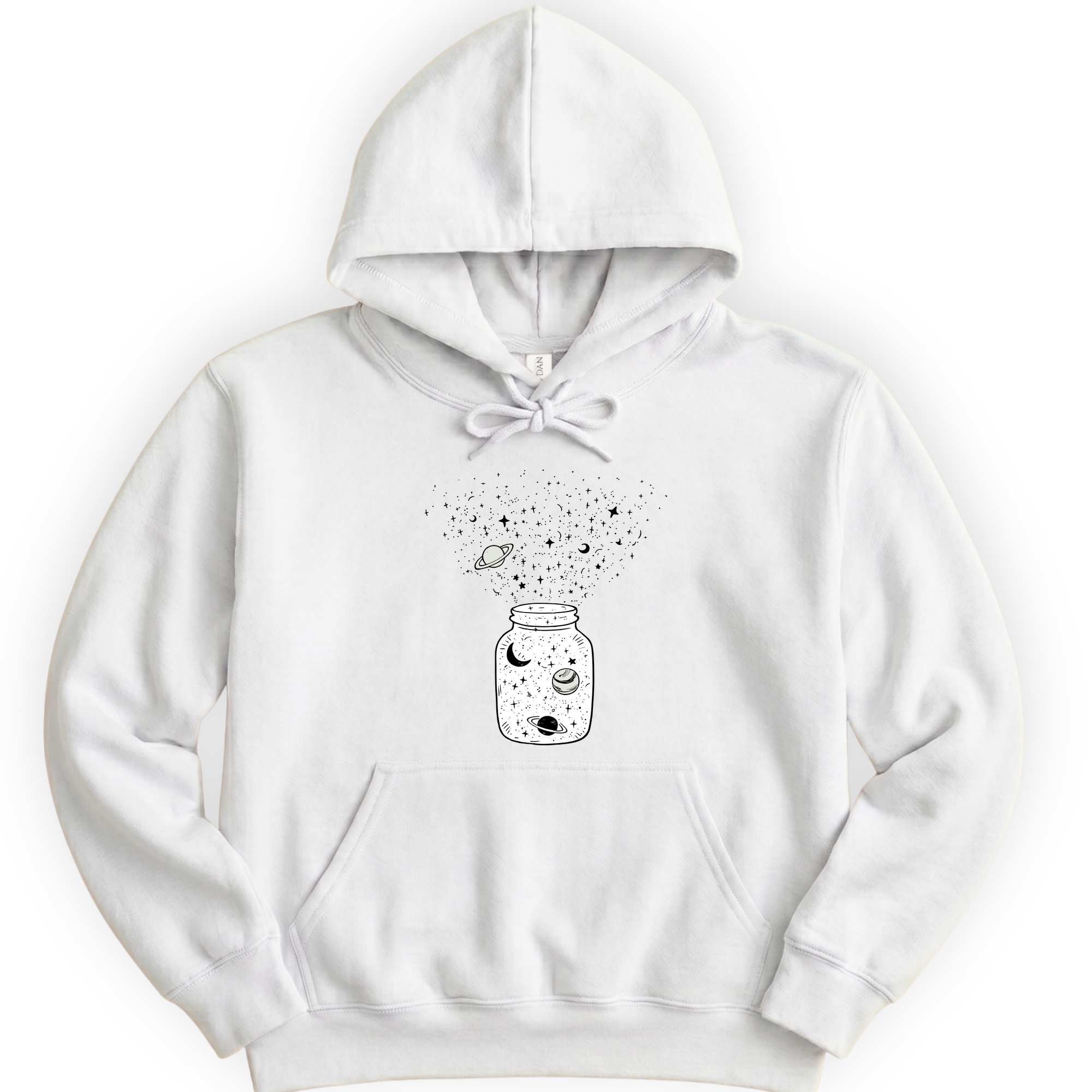 Astronomy Jar hoodie — White
