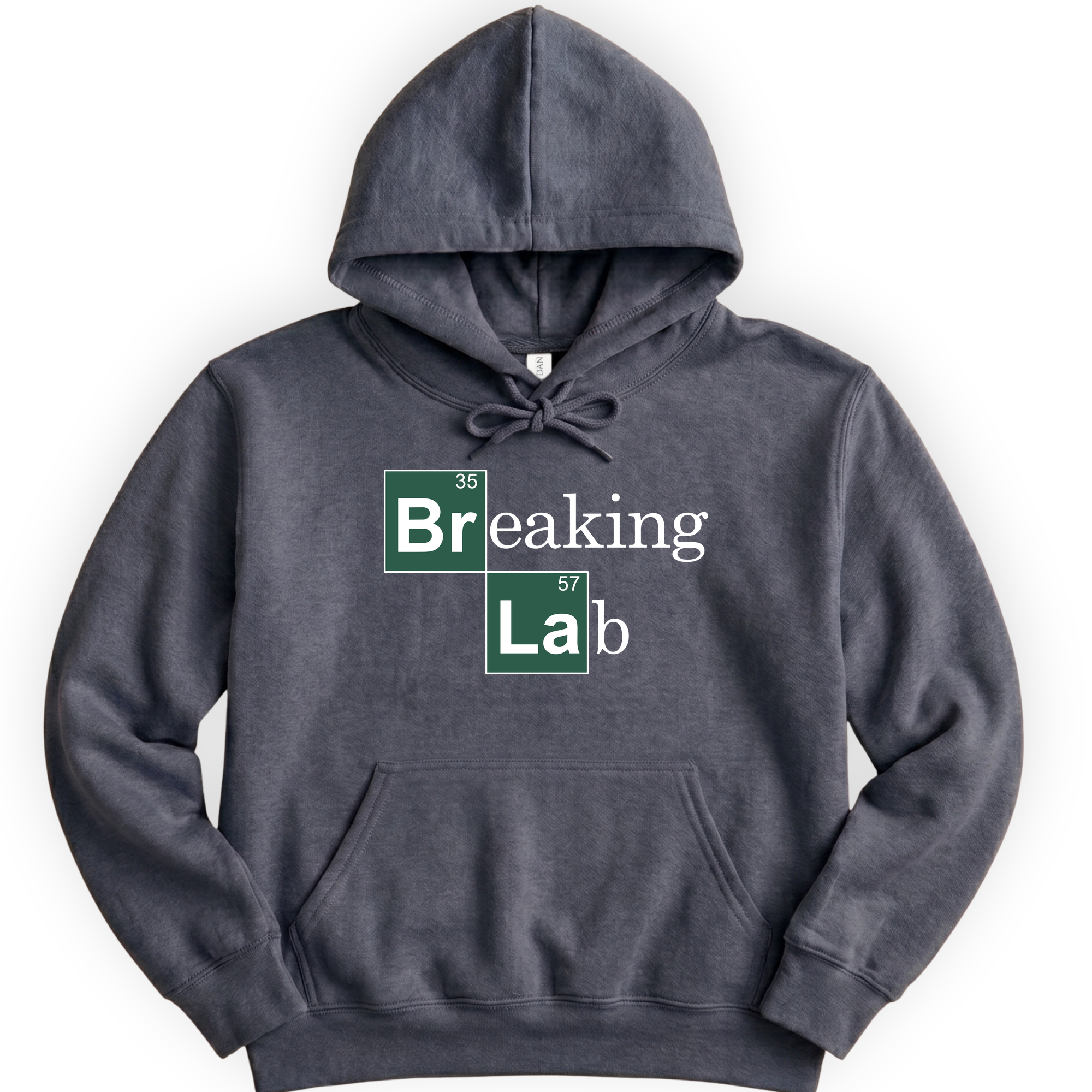 Breaking Lab hoodie — Dark Heather