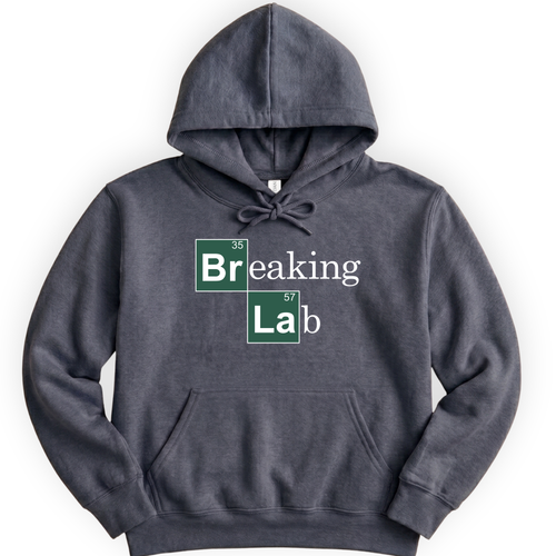 Breaking Lab hoodie — Dark Heather