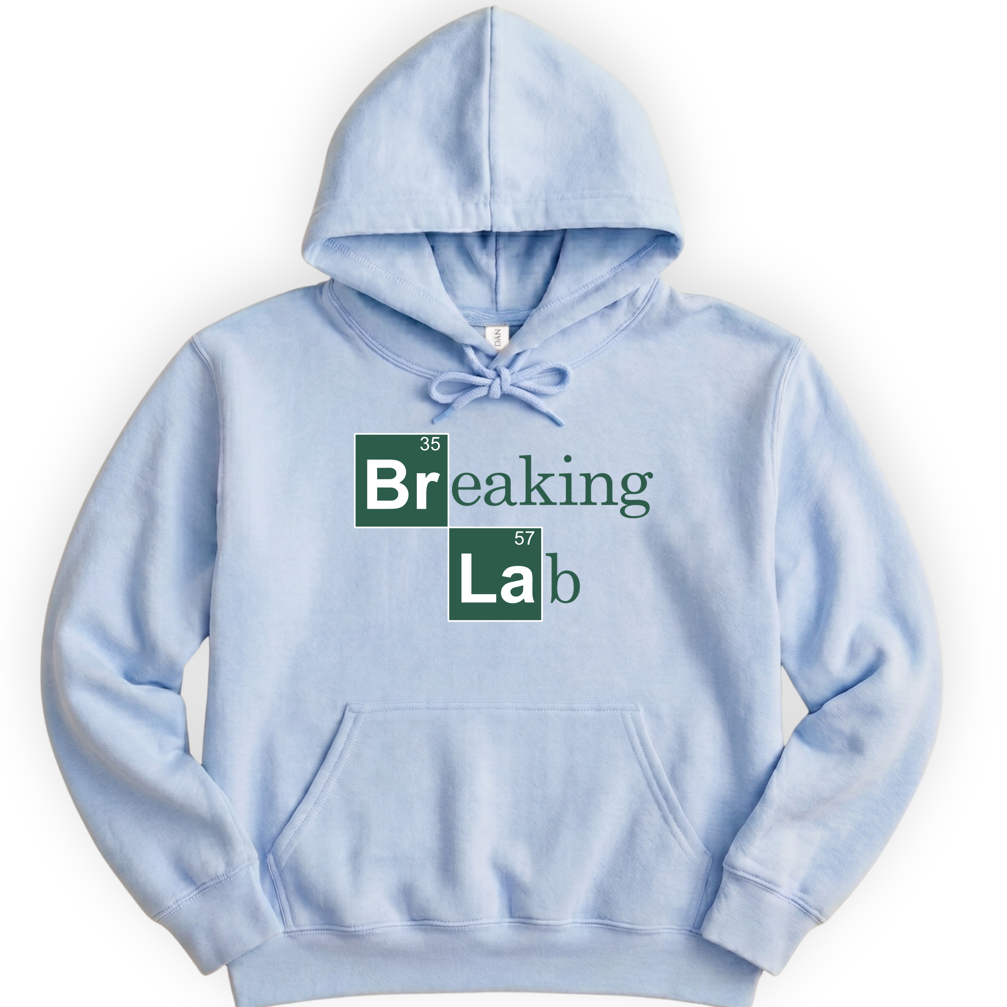 Breaking Lab hoodie — Light Blue