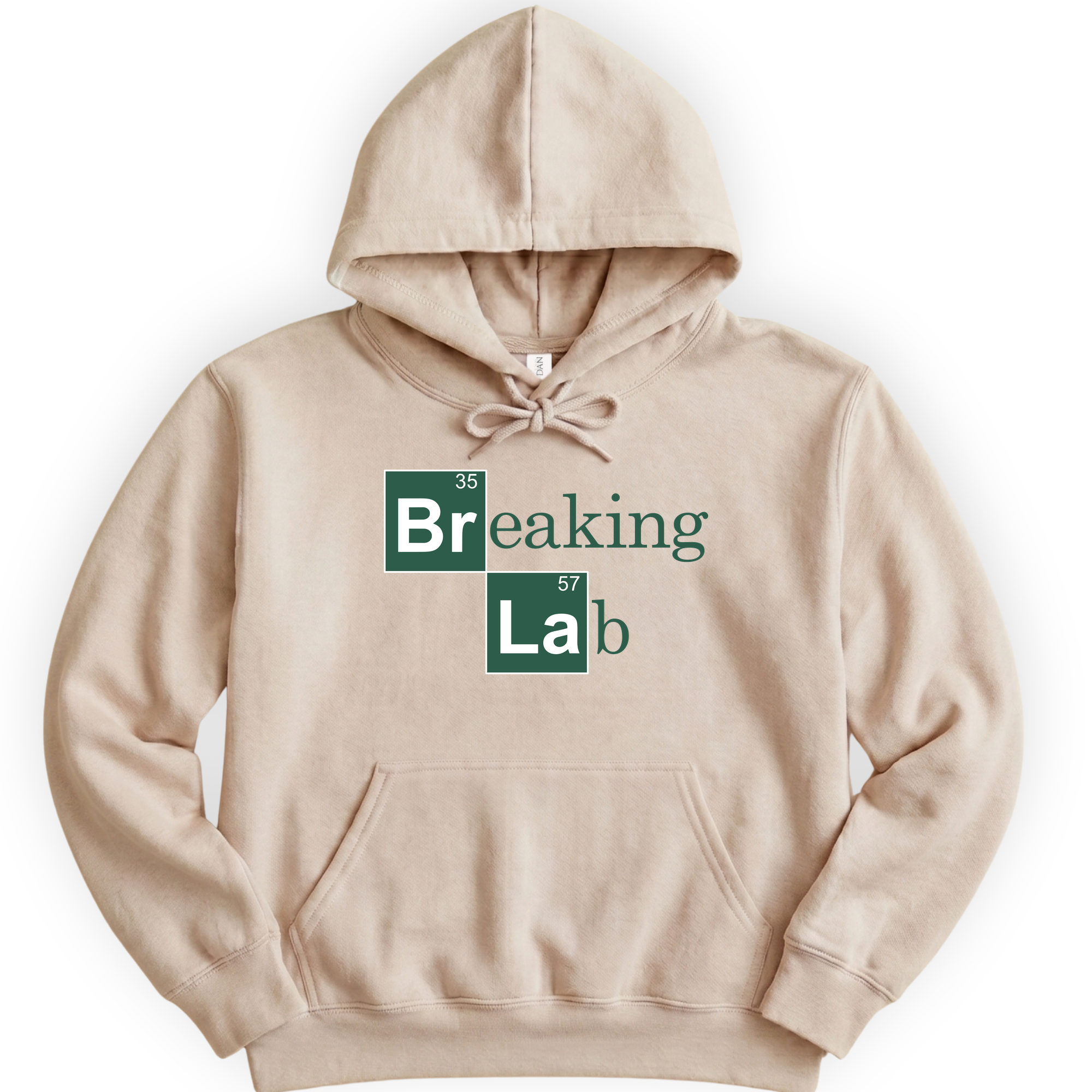 Breaking Lab hoodie — Sand