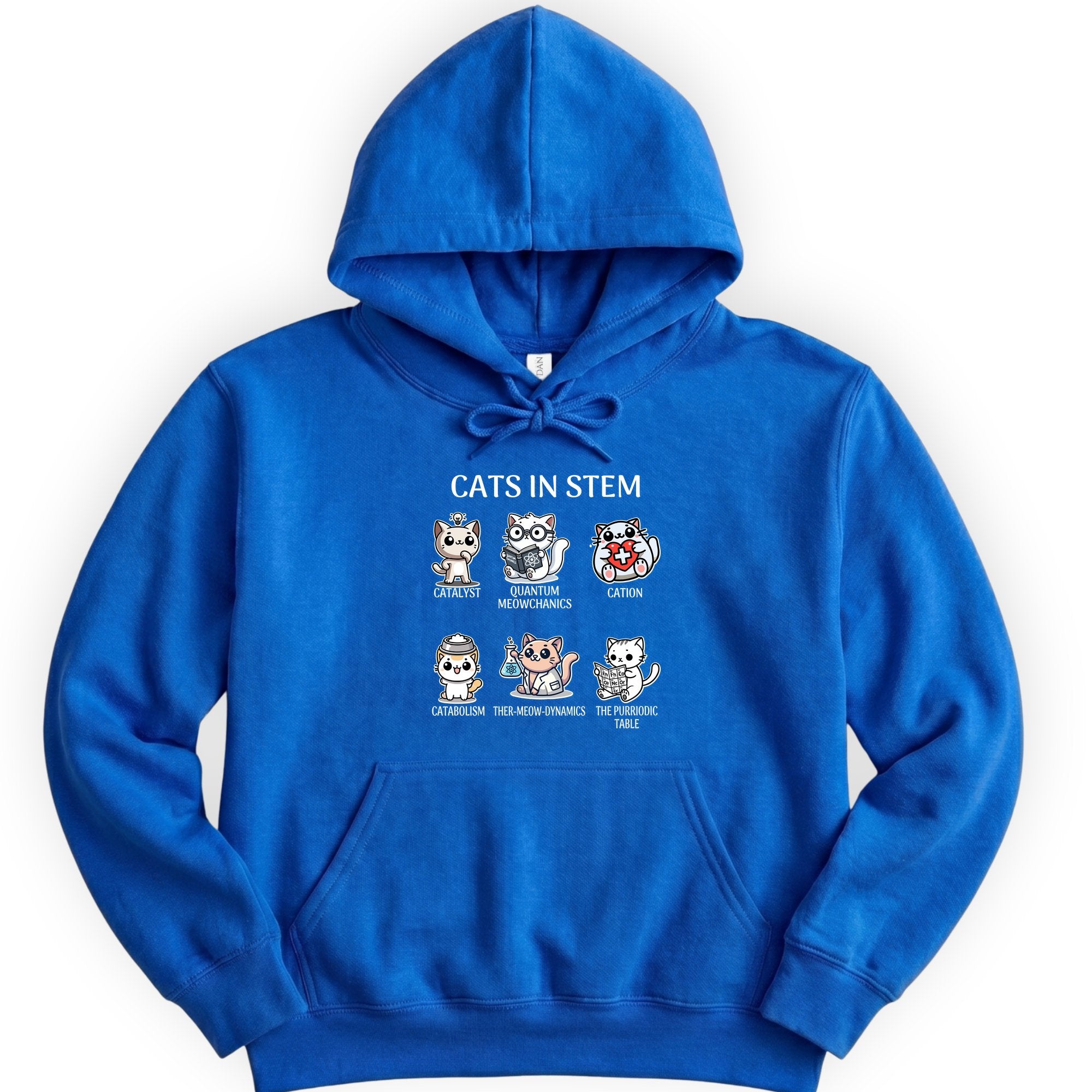 Cats In STEM hoodie — Royal