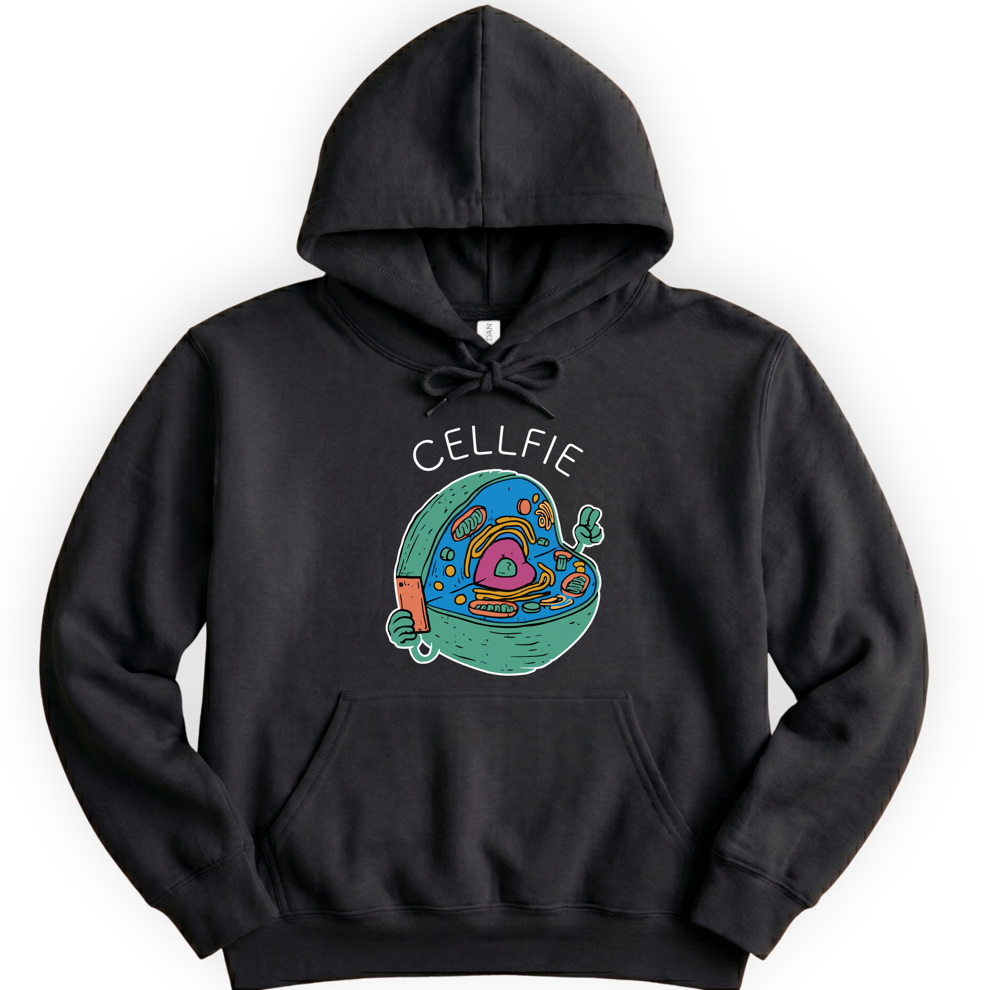 Cellfie hoodie — Black