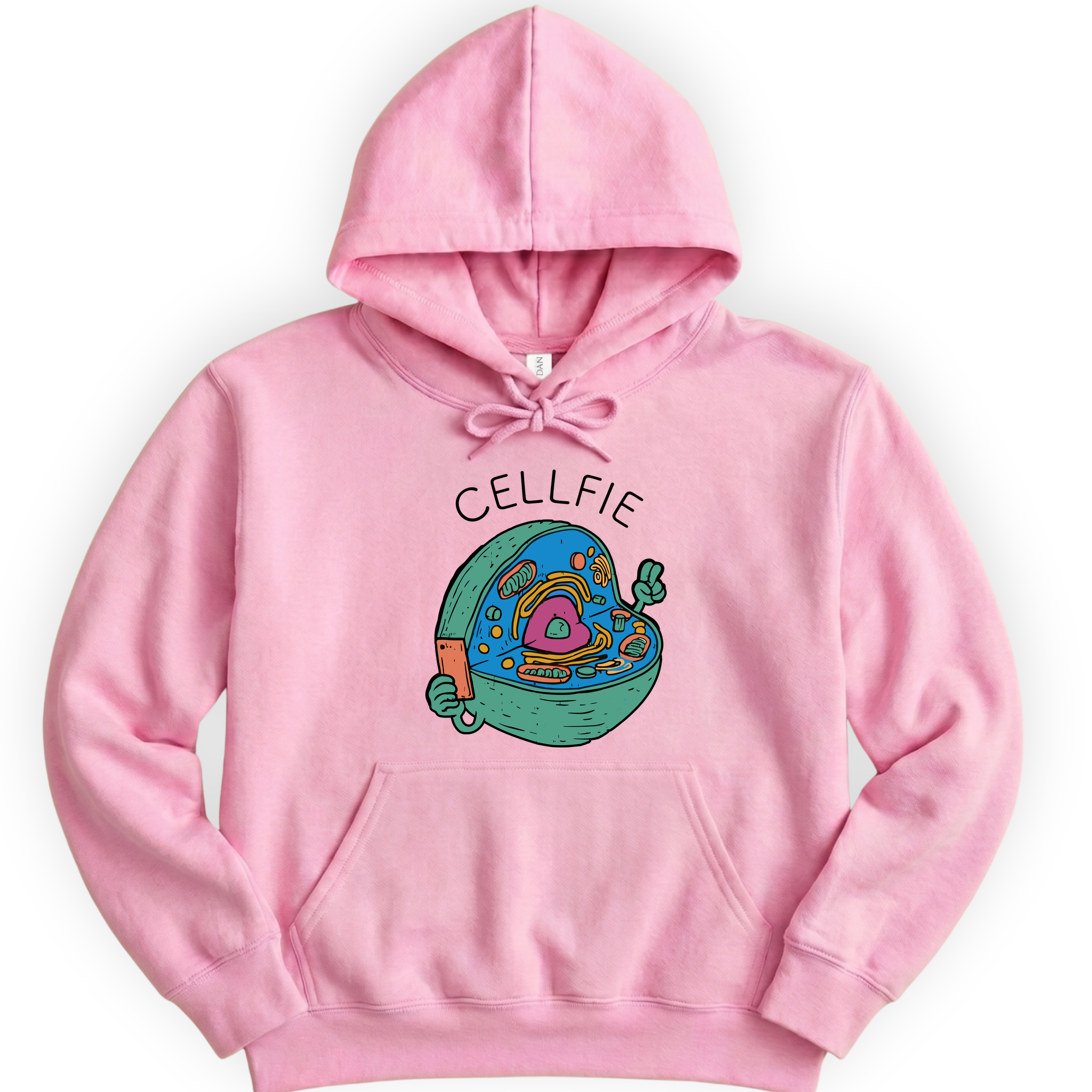 Cellfie hoodie — Light Pink