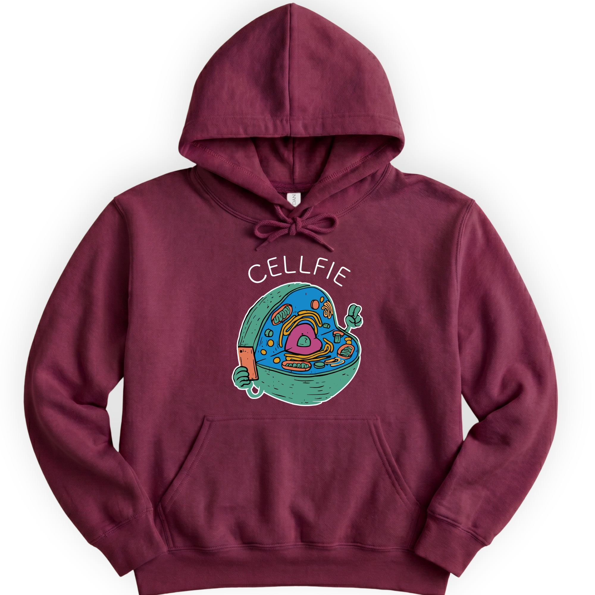 Cellfie hoodie — Maroon