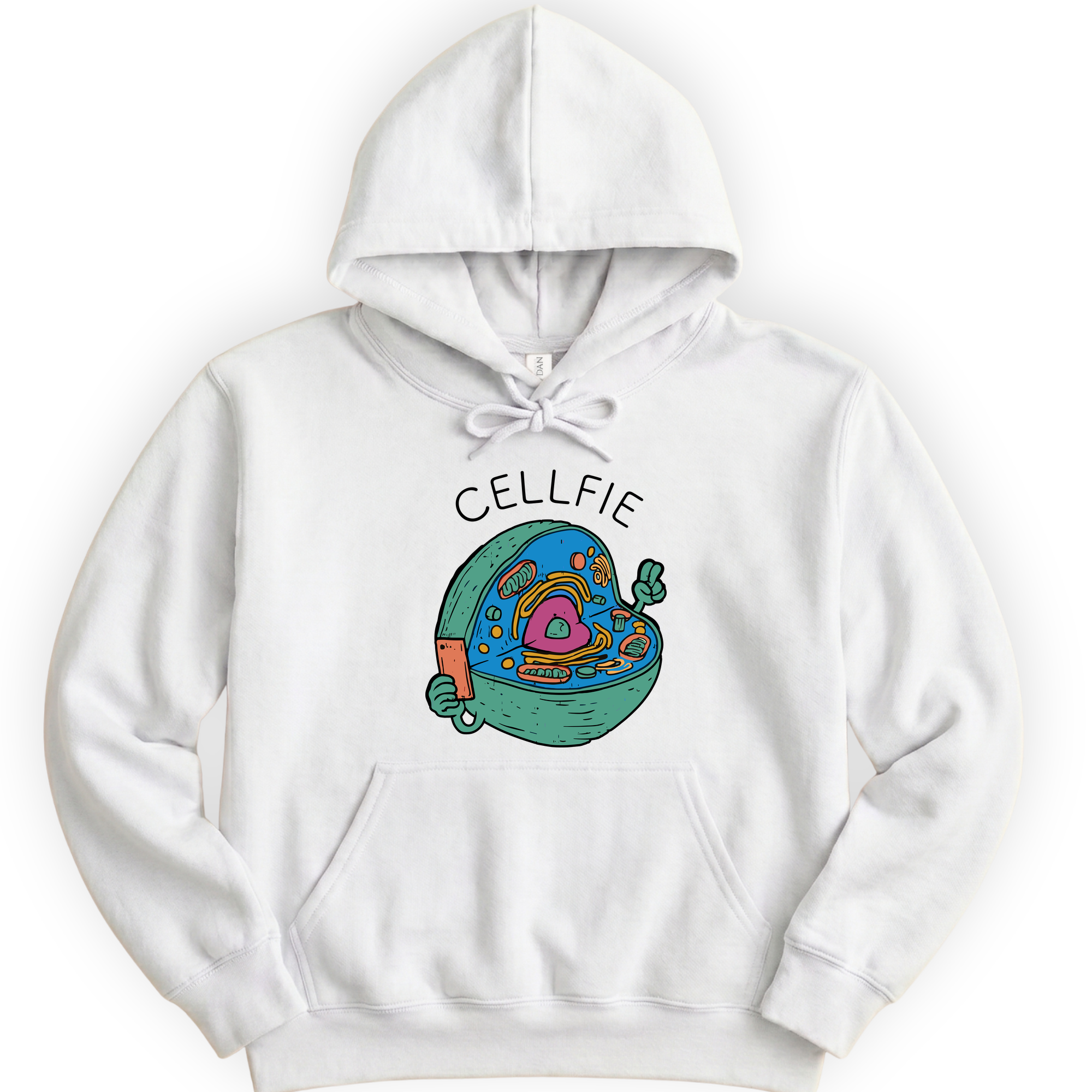 Cellfie hoodie — White