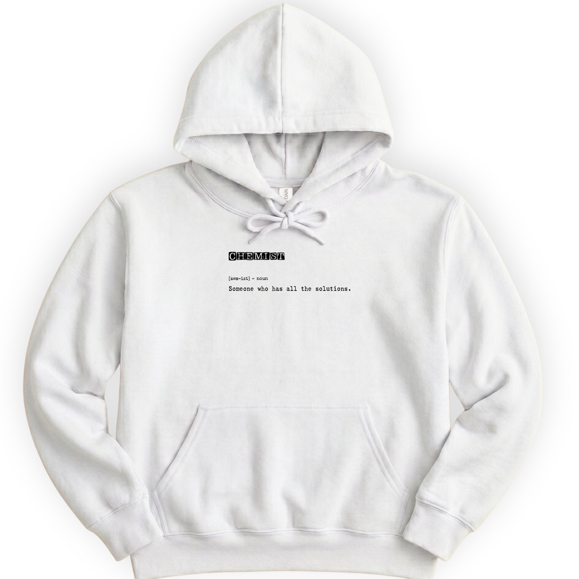 Chemist Definition hoodie — White
