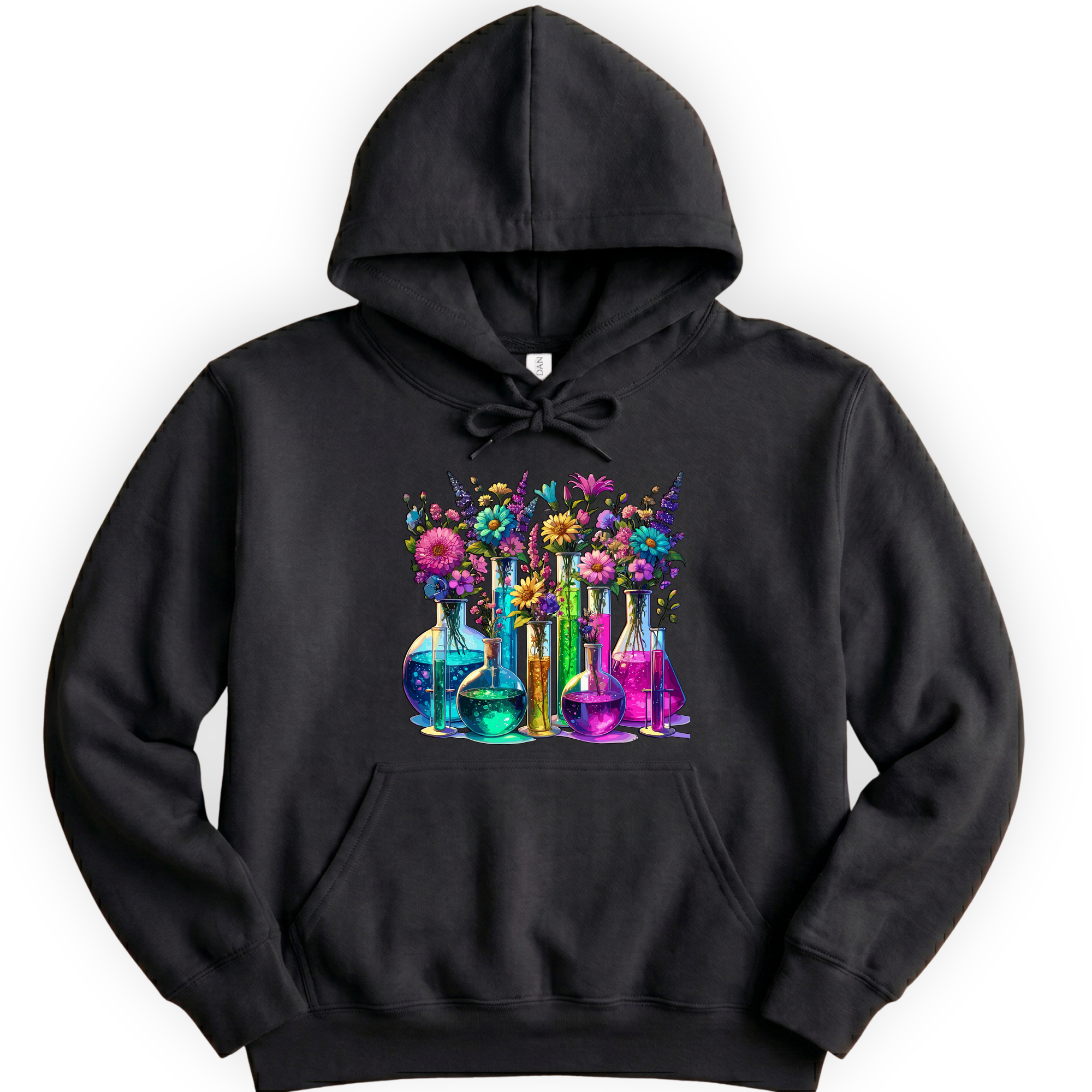 Chemistry Garden hoodie — Black