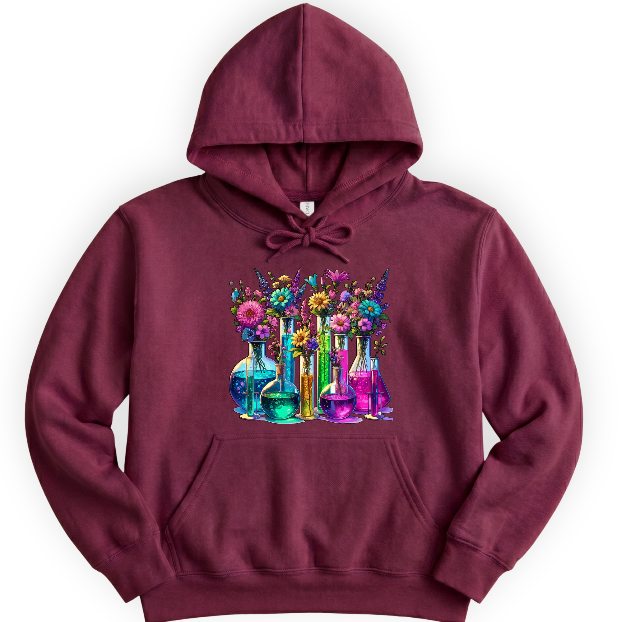 Chemistry Garden hoodie — Maroon