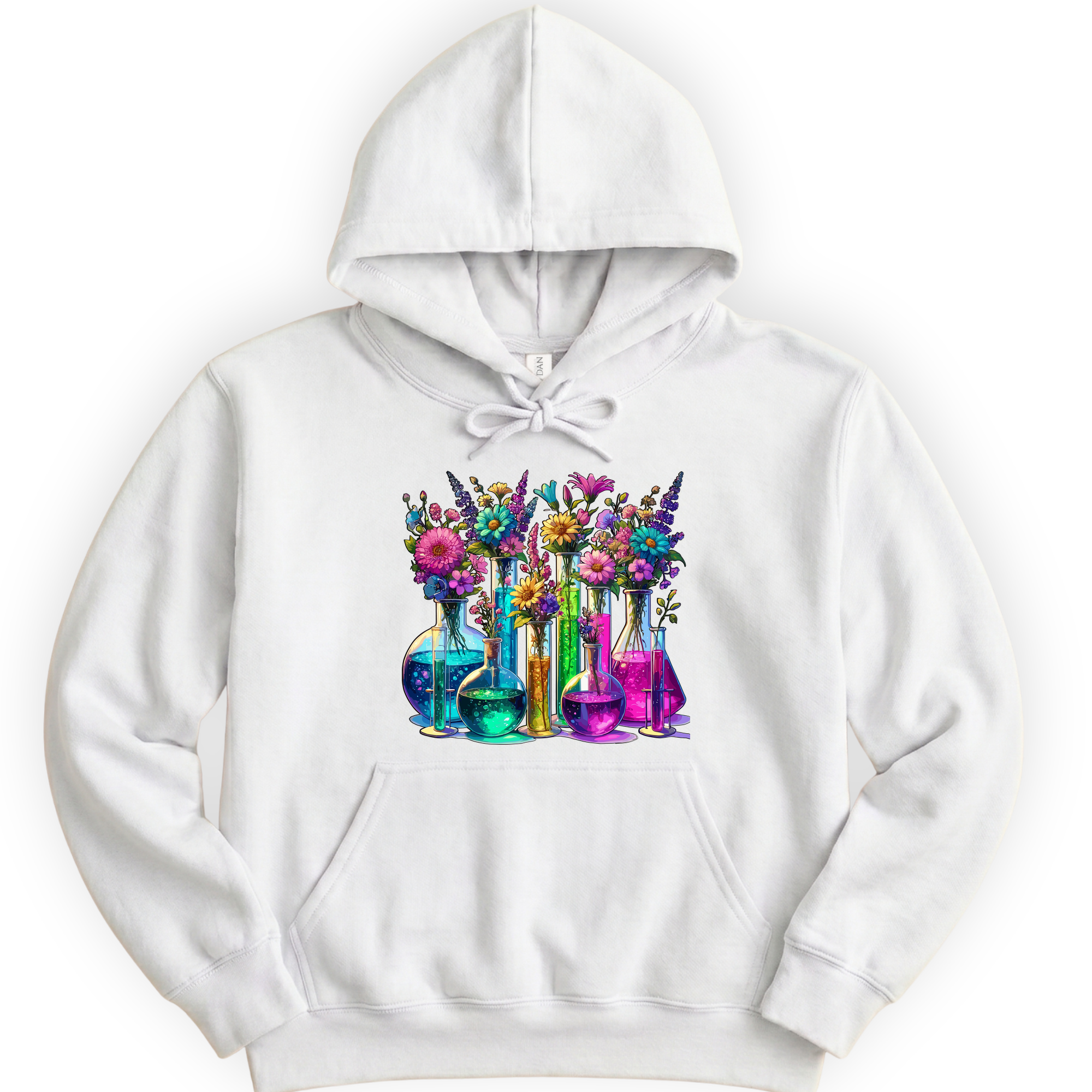 Chemistry Garden hoodie — White