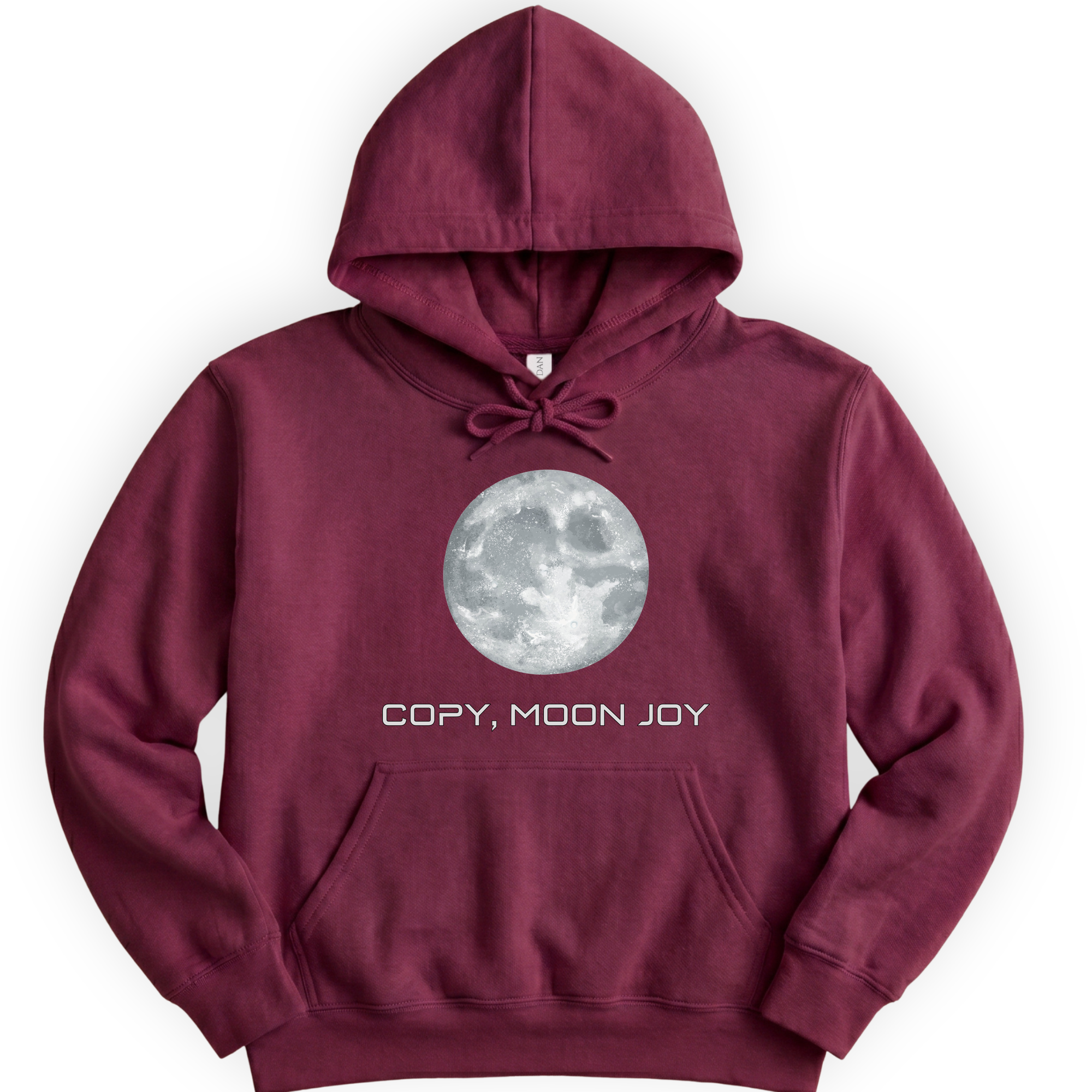 Copy, Moon Joy hoodie — Maroon