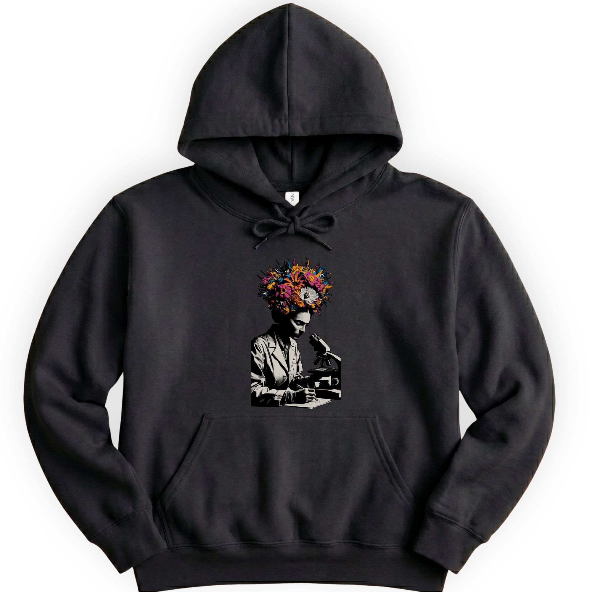Flowering Minds hoodie — Black