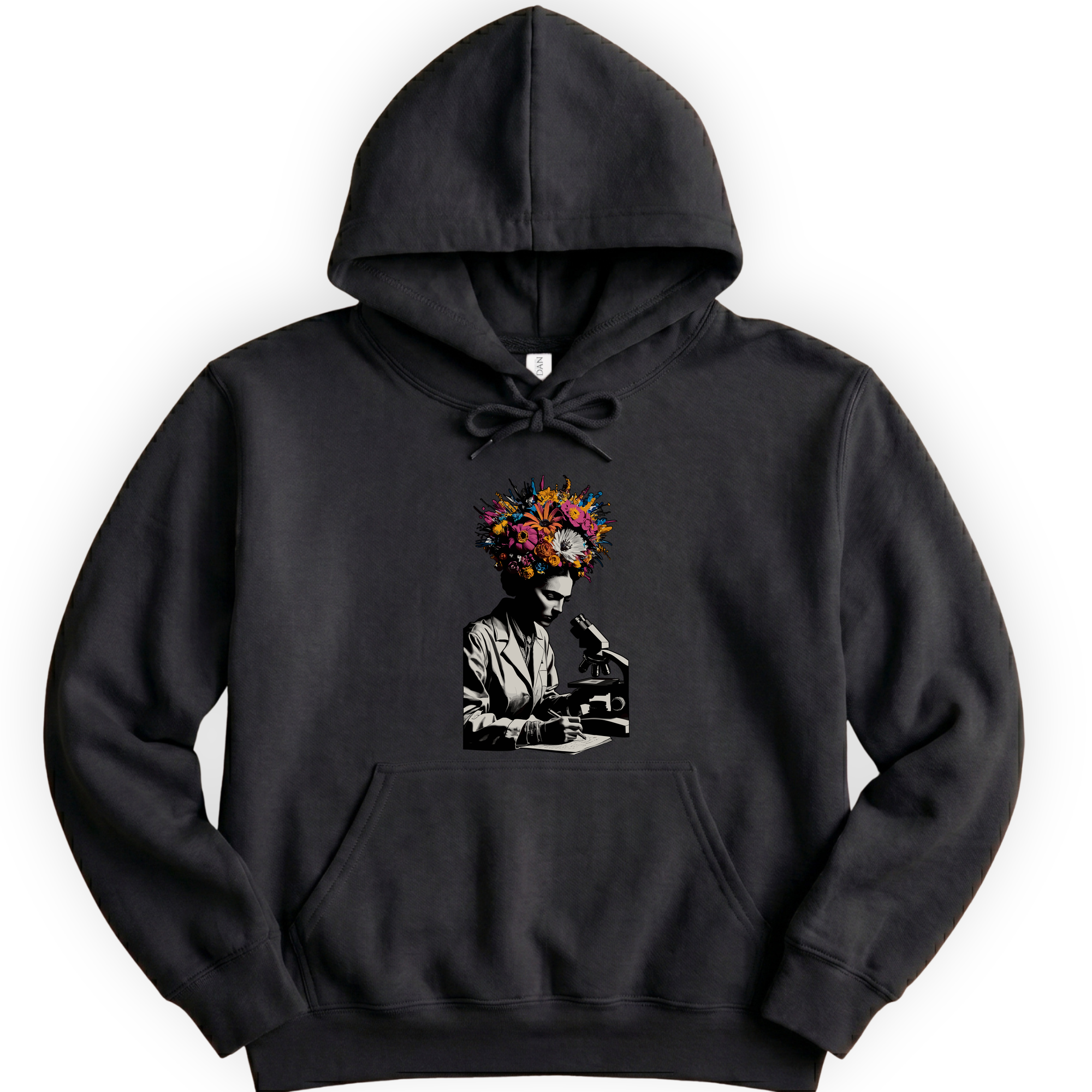 Flowering Minds hoodie — Black