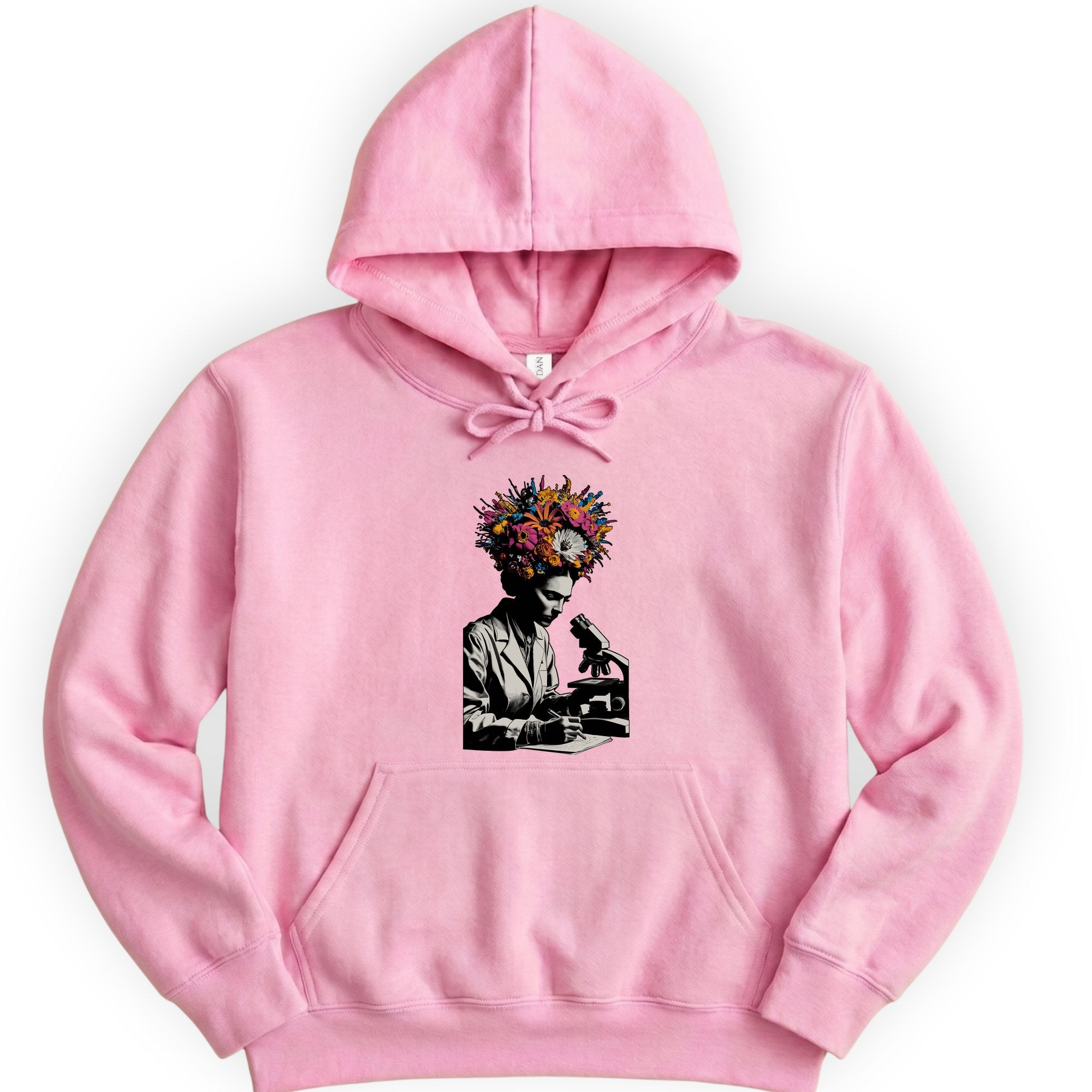 Flowering Minds hoodie — Light Pink