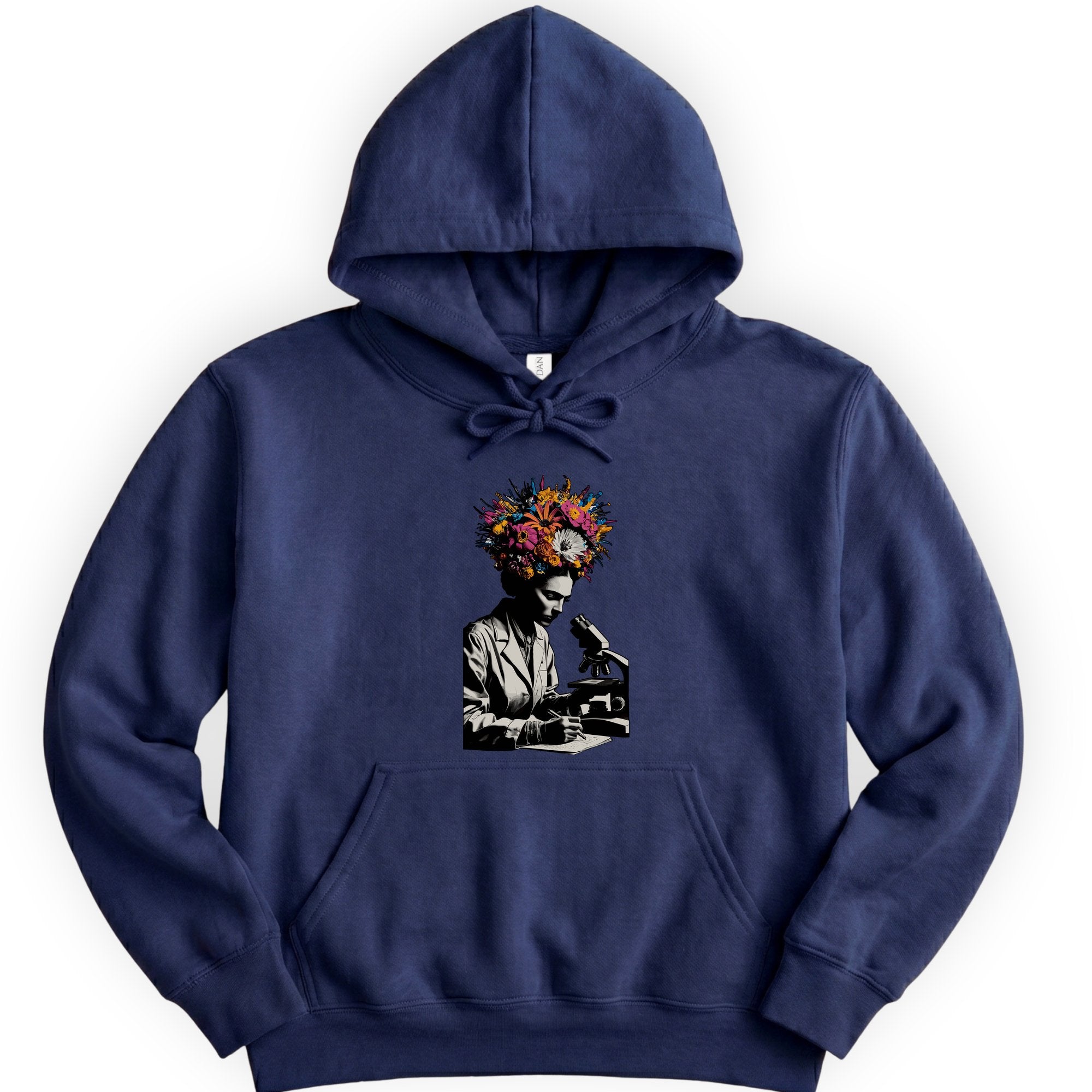 Flowering Minds hoodie — Navy