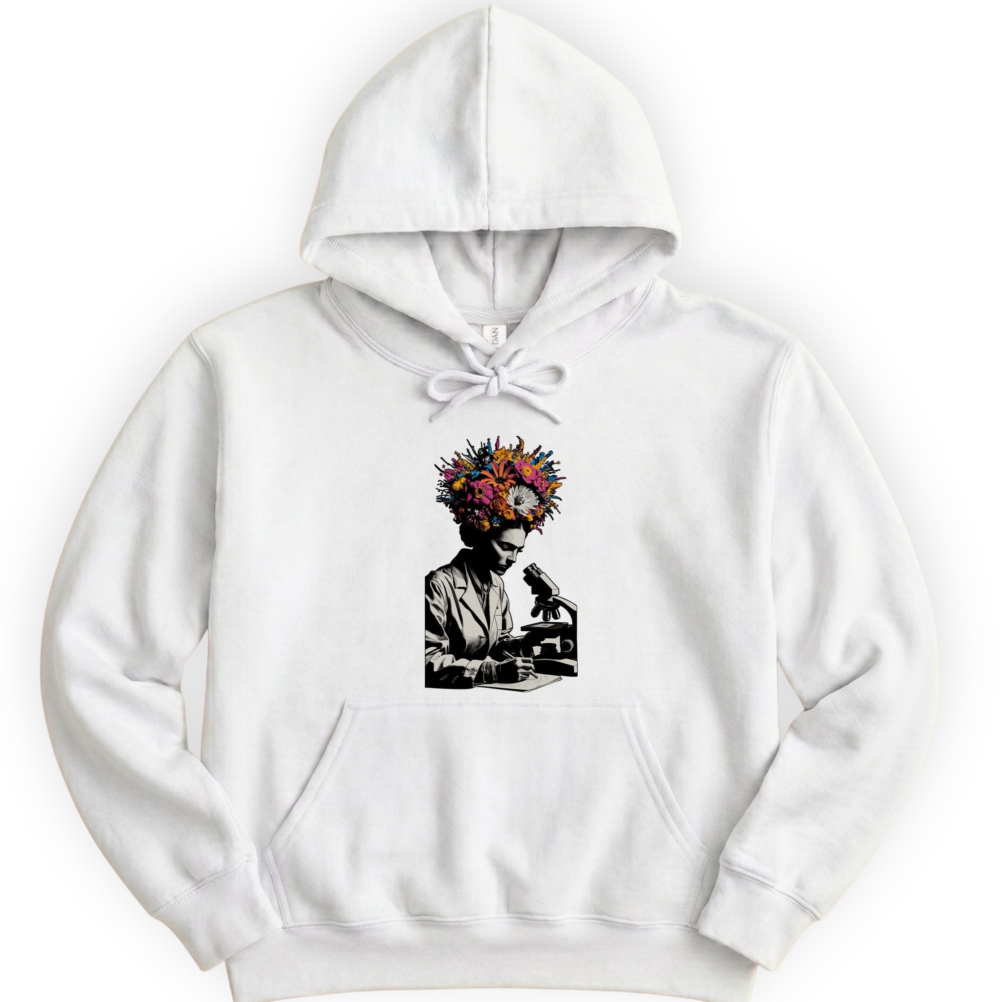 Flowering Minds hoodie — White