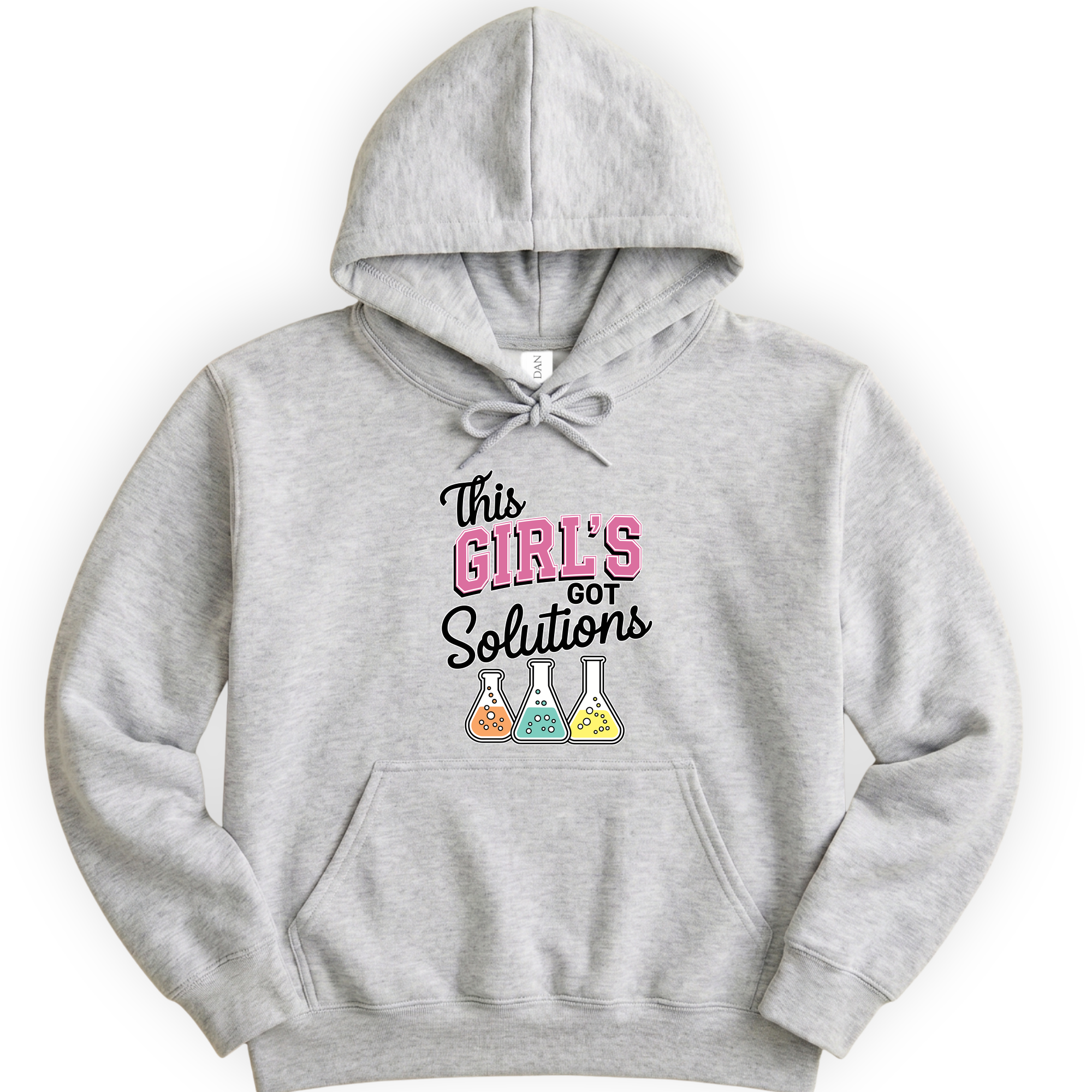 This Girl's Got Solutions hoodie — Ash