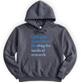 Girls Just Wanna Have Funding - Medical Research hoodie — Dark Heather