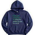 Girls Just Wanna Have Funding - Public Health Research hoodie — Navy