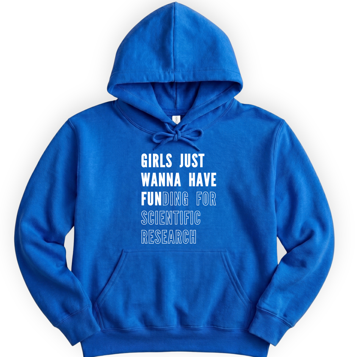 Girls Just Wanna Have Funding – Research Edition hoodie — Royal