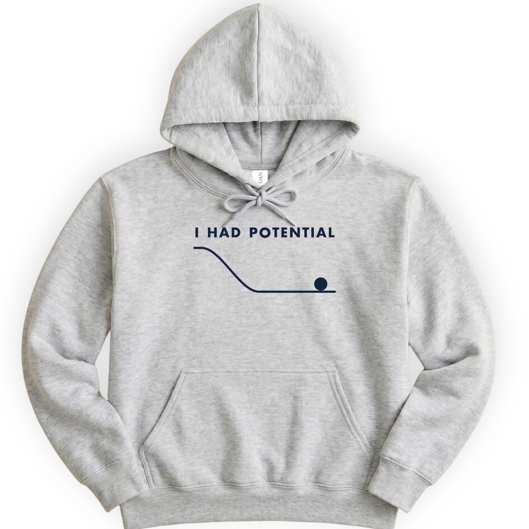 I Had Potential hoodie — Ash